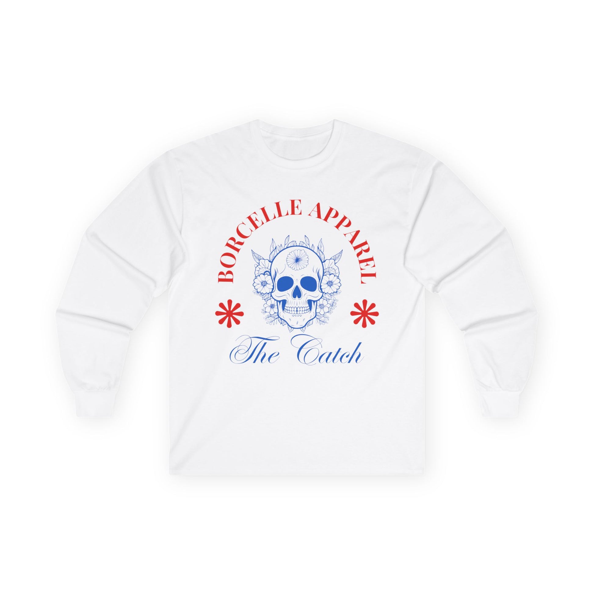 Borcelle Apparel Long Sleeve Tee - The Catch Skull Design - THE CATCH