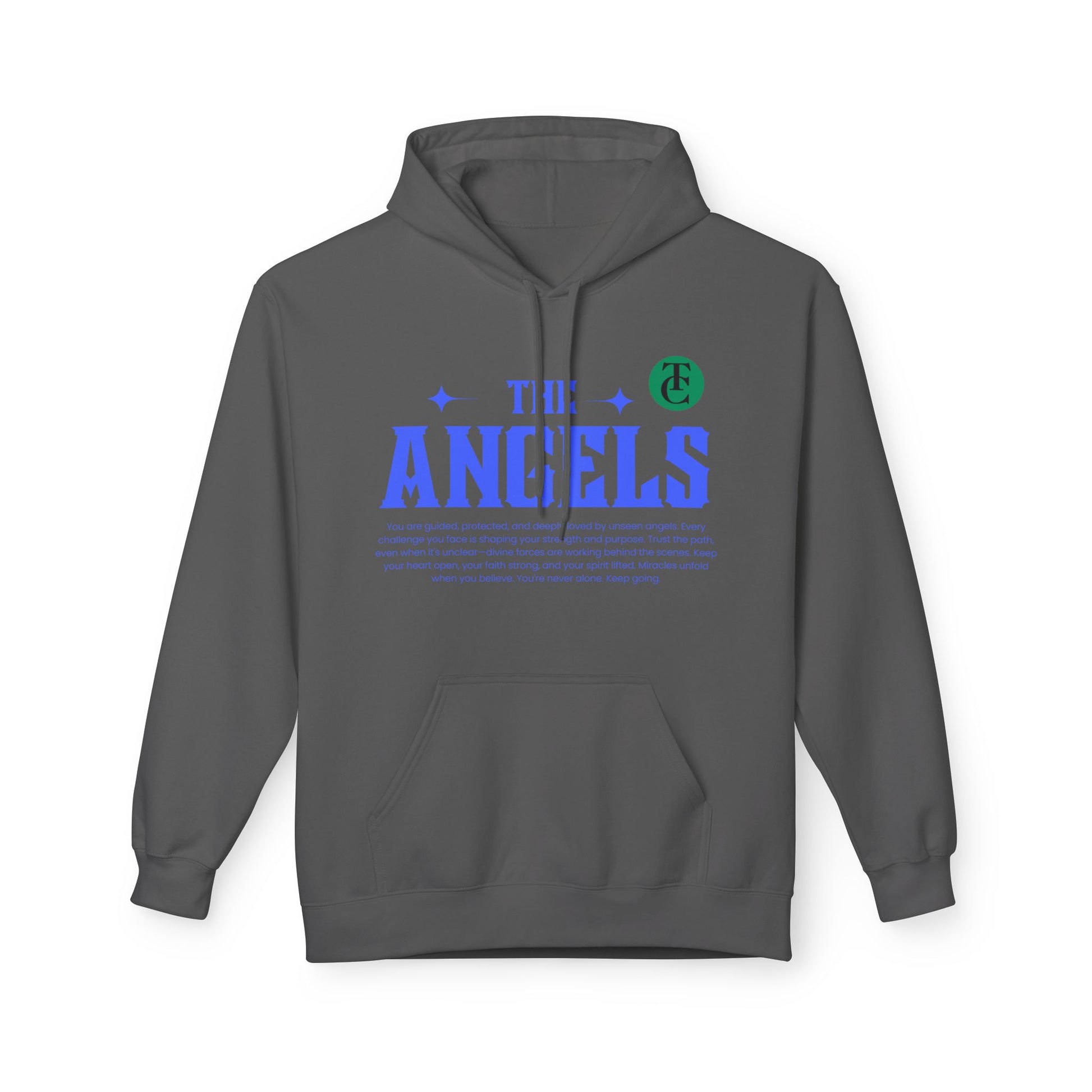 Angels Graphic Hoodie -Midweight Softstyle Fleece for Casual Comfort - THE CATCH