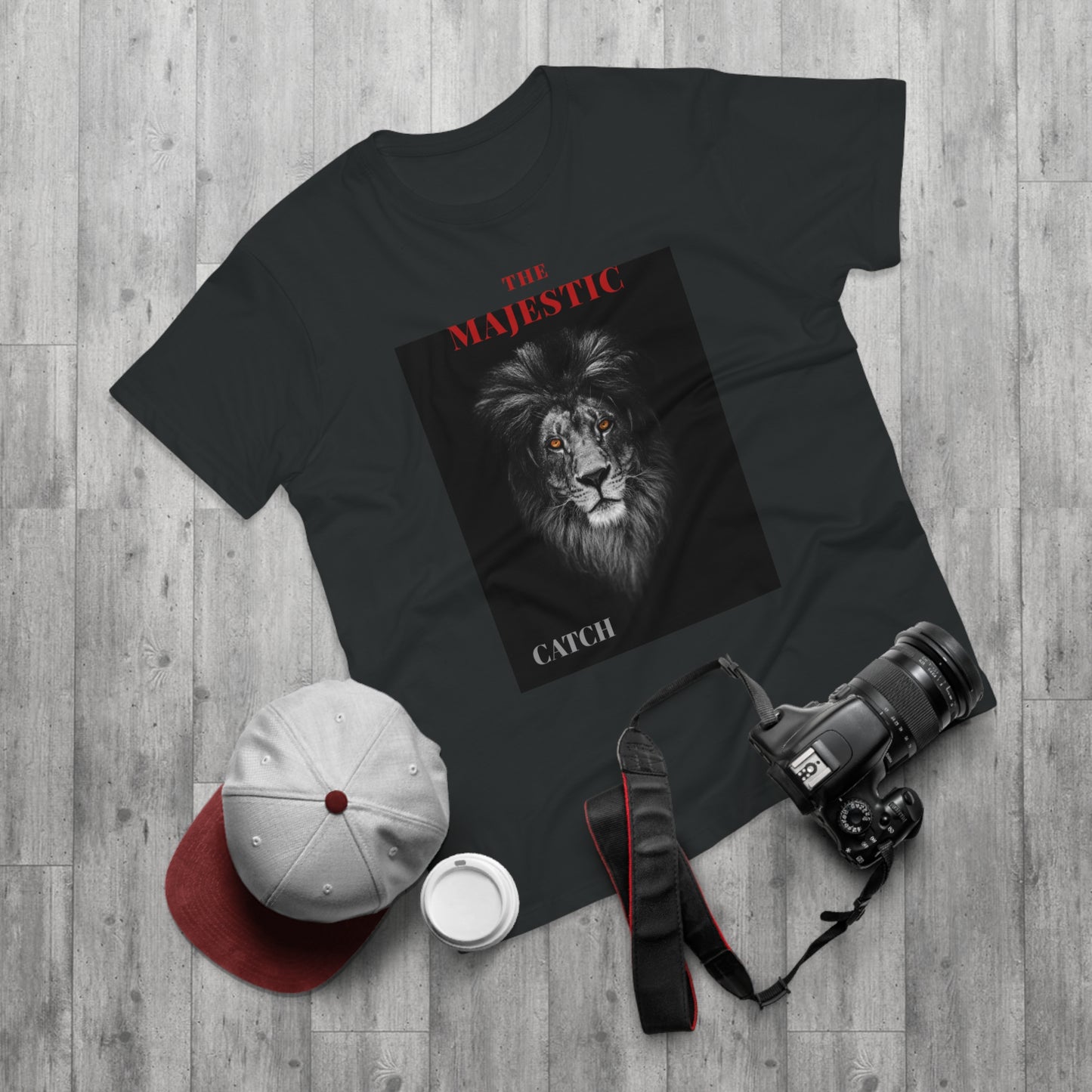 Majestic Lion Graphic T-Shirt for Men - Catch the Vibe - THE CATCH