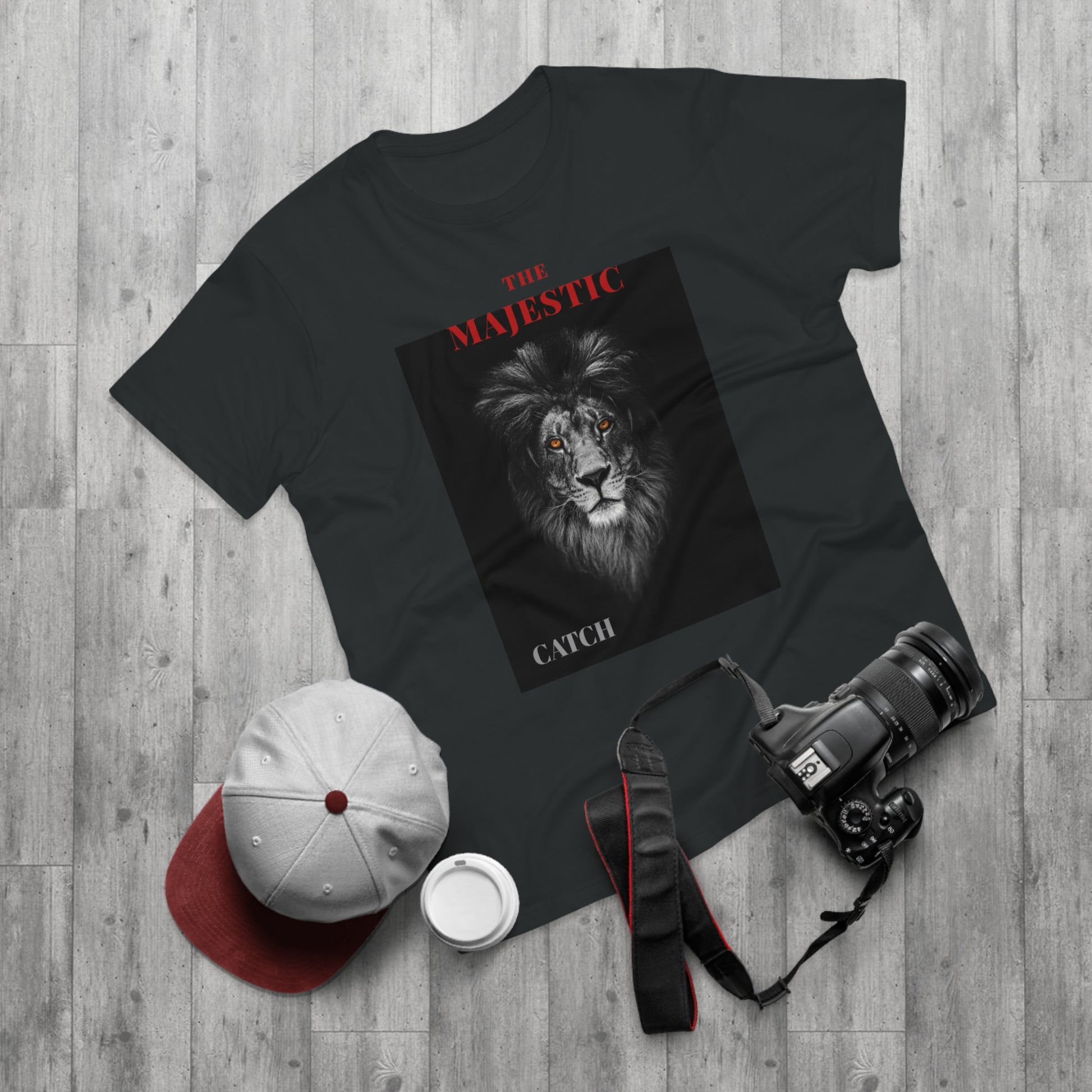 Majestic Lion Graphic T-Shirt for Men - Catch the Vibe - THE CATCH