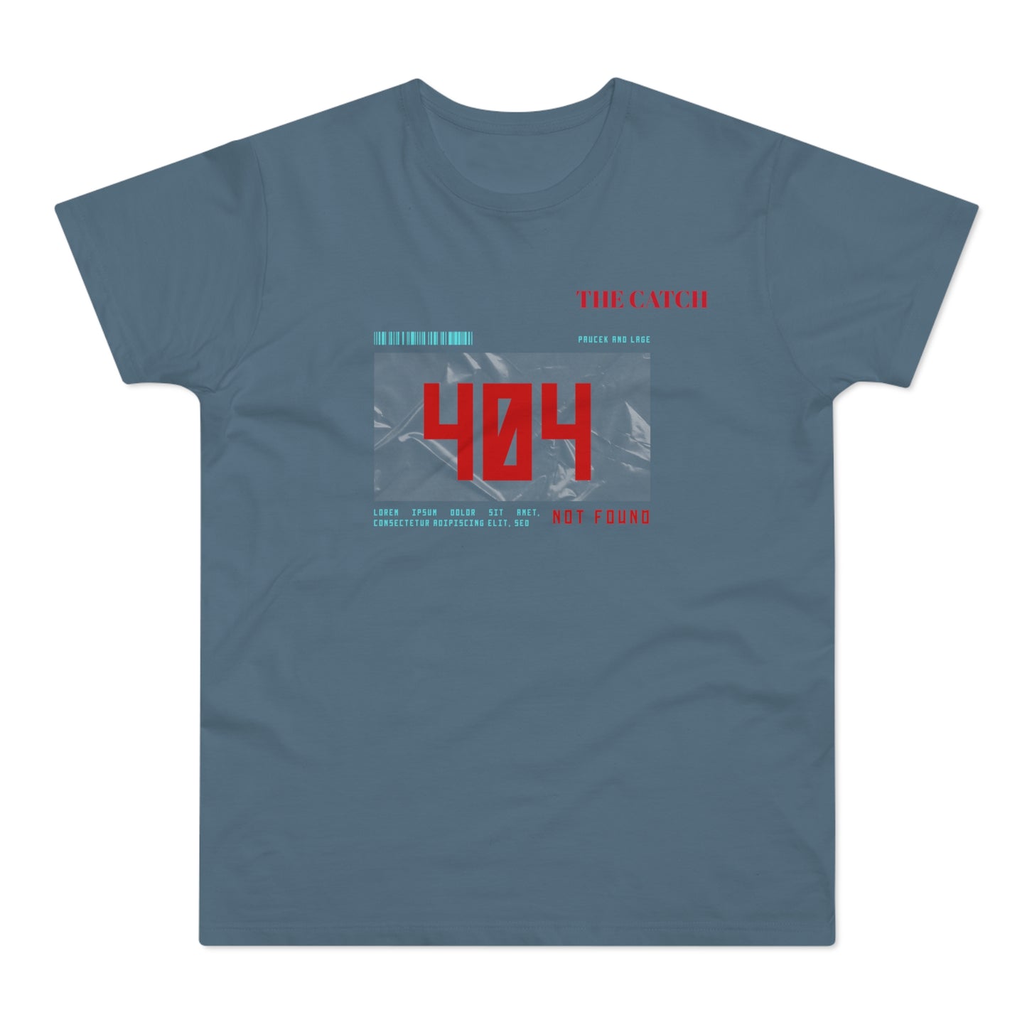 404 Not Found Graphic T-Shirt for Men - Casual Retro Tee