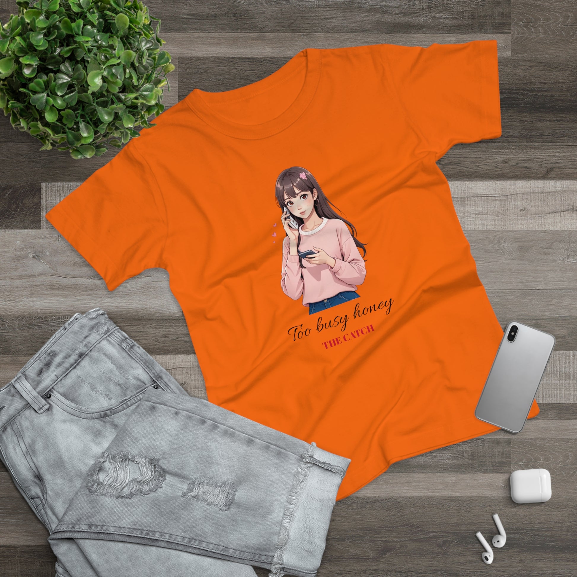 Too Busy Honey Graphic T-Shirt for Women - Cute Casual Top - THE CATCH
