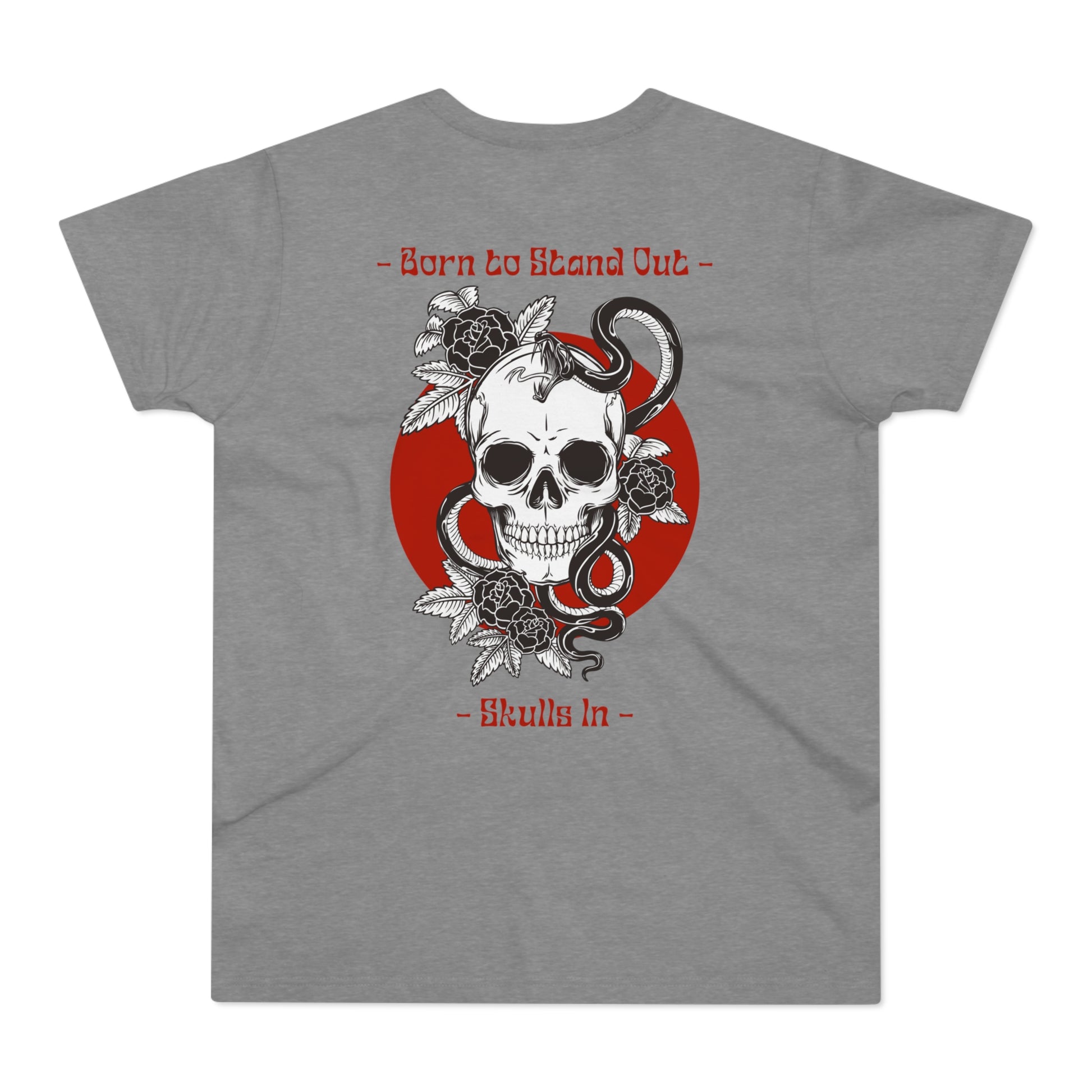 Skulls & Snakes Graphic Tee - 'The Catch' Design for Bold Men - THE CATCH
