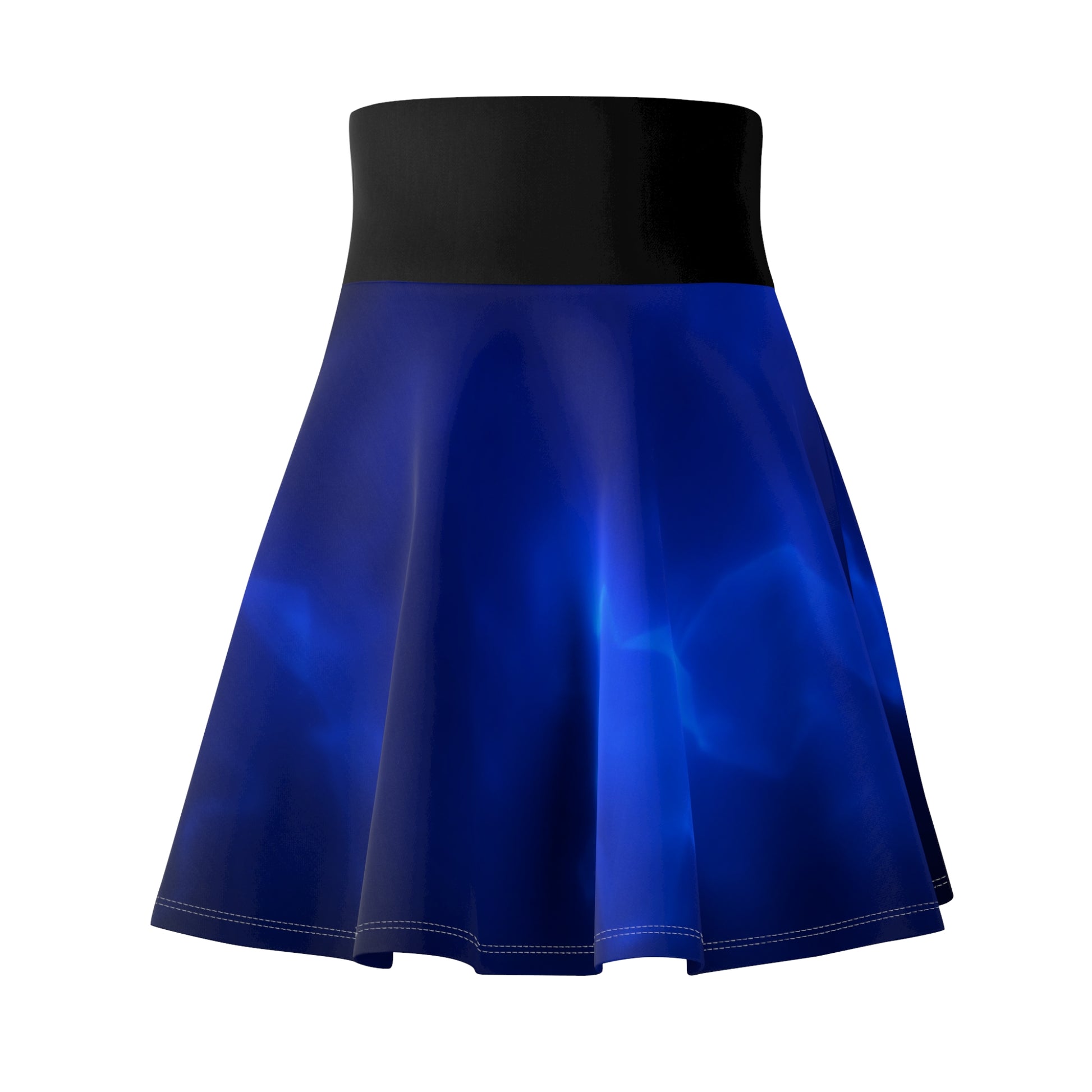 Women's Skater Skirt – Vibrant Blue Flow, Stylish Summer Skater, Casual Outfit, Festival Wear, Dance Skirt, Everyday Fashion - THE CATCH