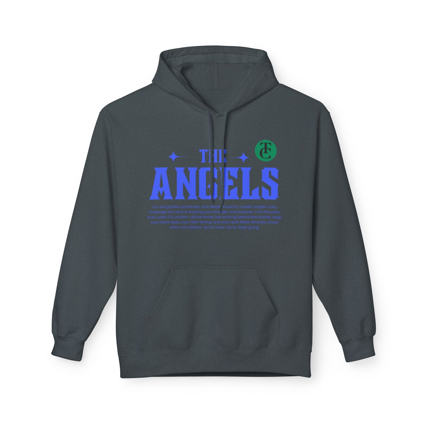 Angels Graphic Hoodie -Midweight Softstyle Fleece for Casual Comfort - THE CATCH