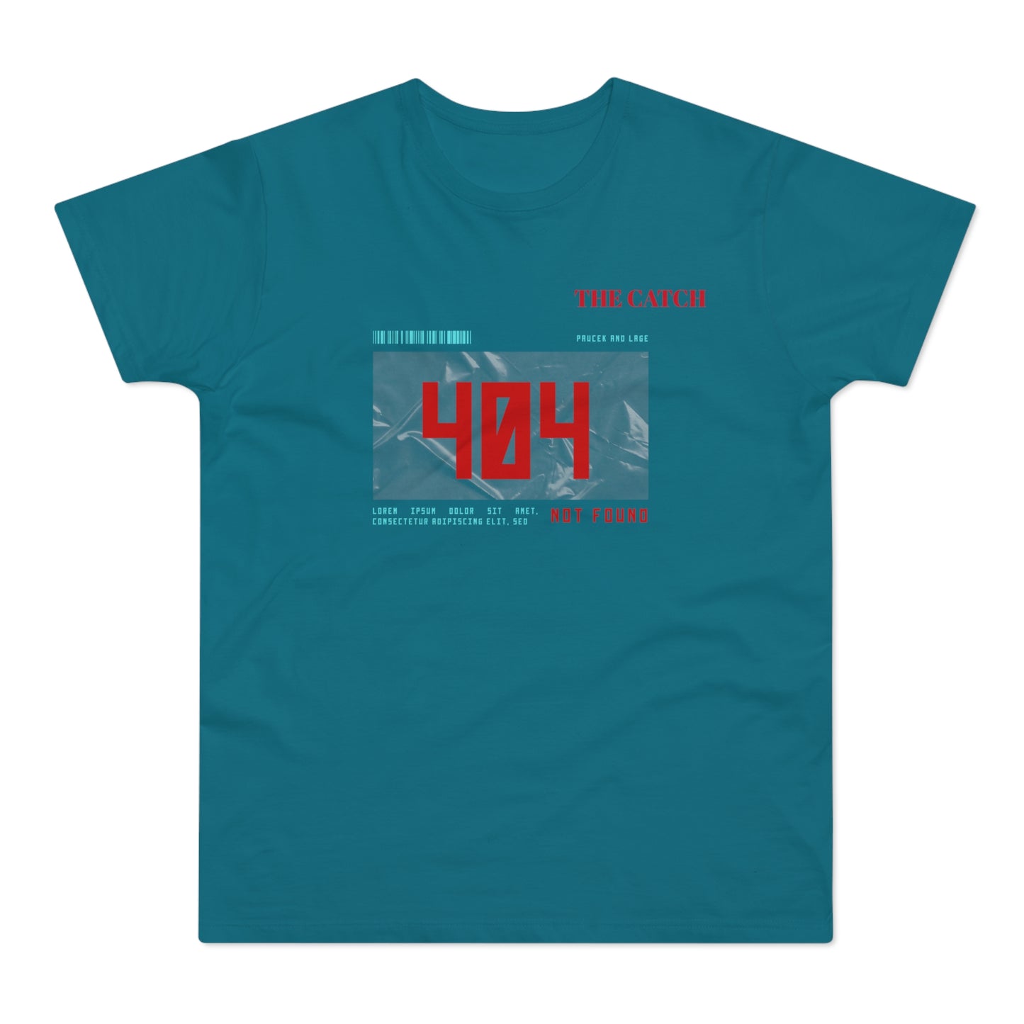 404 Not Found Graphic T-Shirt for Men - Casual Retro Tee