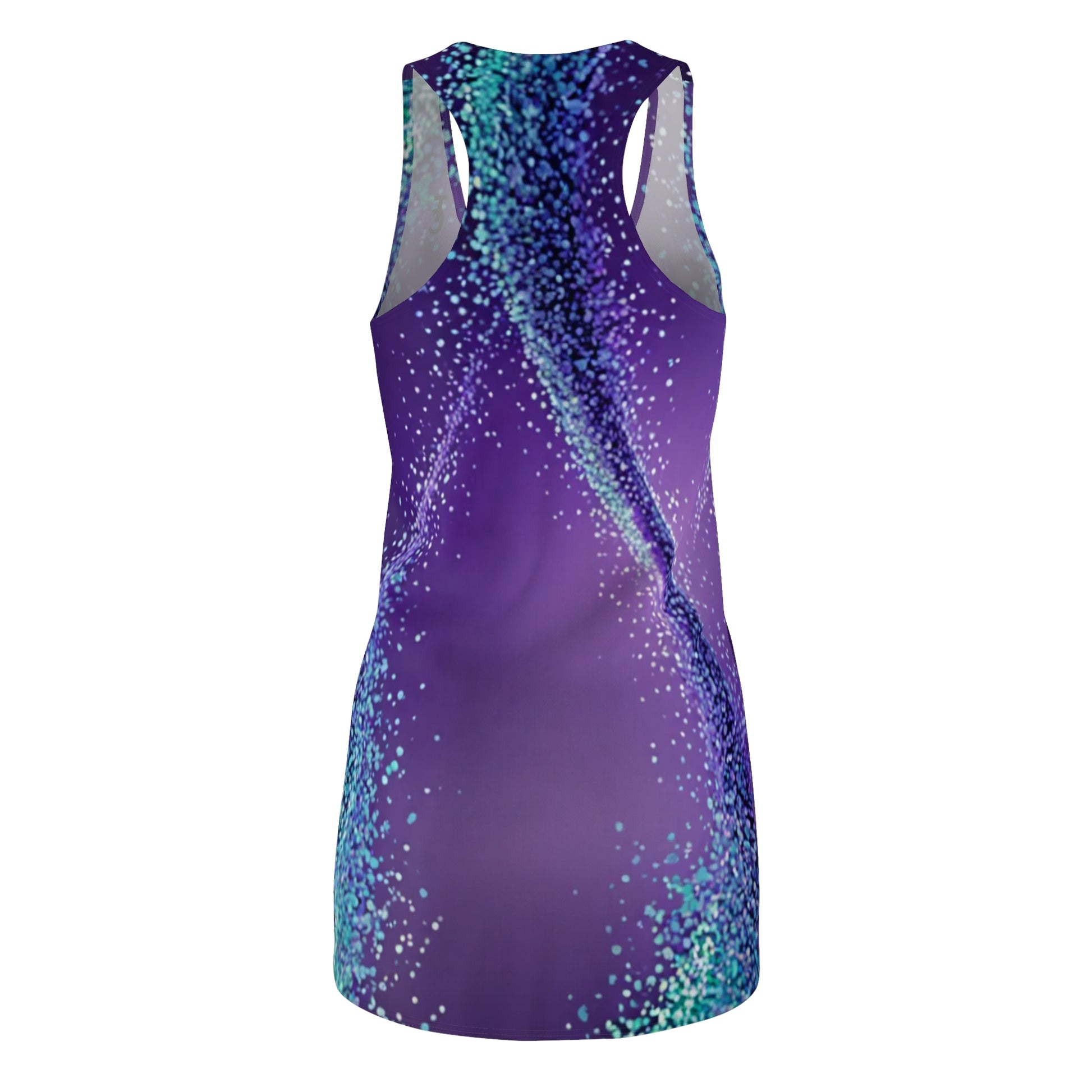 Purple Sparkle Racerback Dress, Summer Dress, Festival Outfit, Beach Wear, Casual Dress, Party Dress - THE CATCH