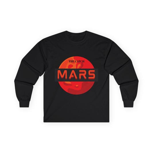 Retro Mars Long Sleeve Tee - Cotton Shirt - THE CATCH