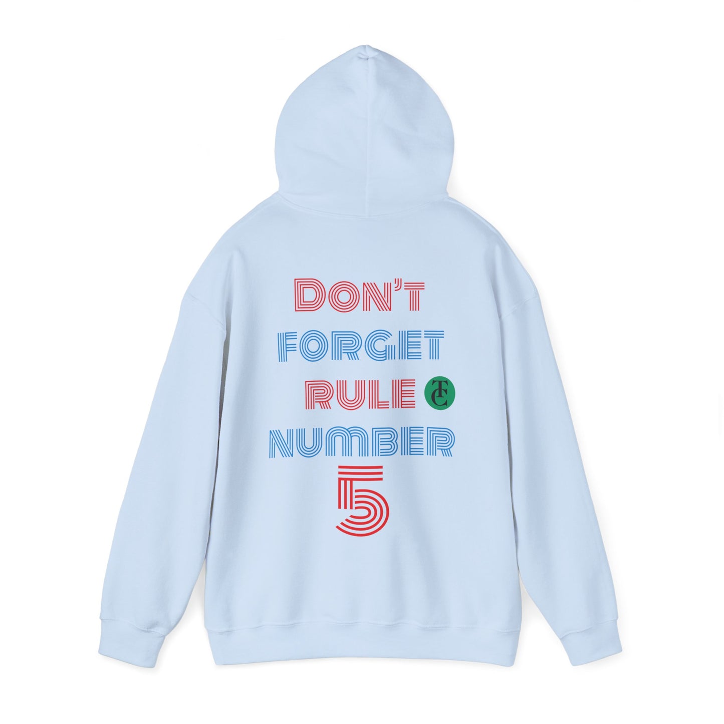 Stylish Reminder Hoodie - Perfect Gift for Friends, Casual Wear, Rule Number 5, Cozy Sweatshirt, Laid-back Fashion