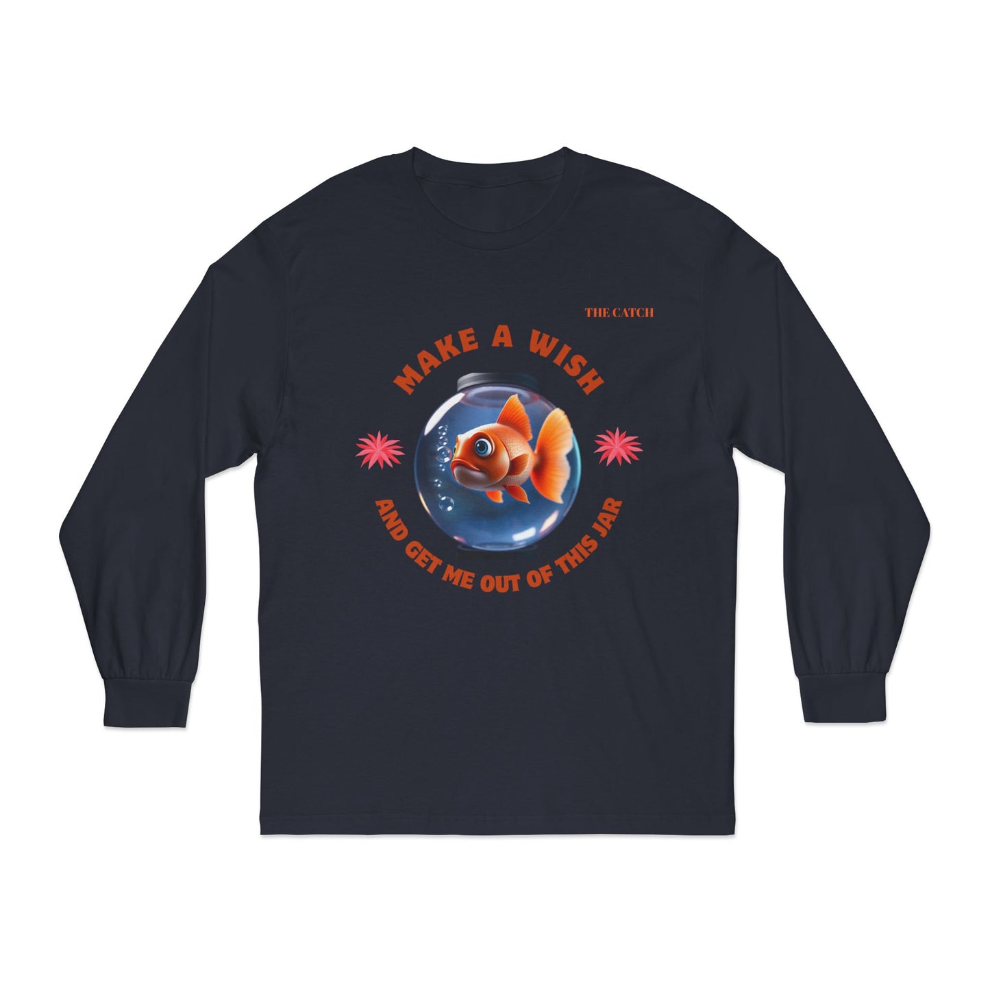 Make a Wish Fish Long Sleeve T-Shirt – Classic Tee for Dreamers - THE CATCH