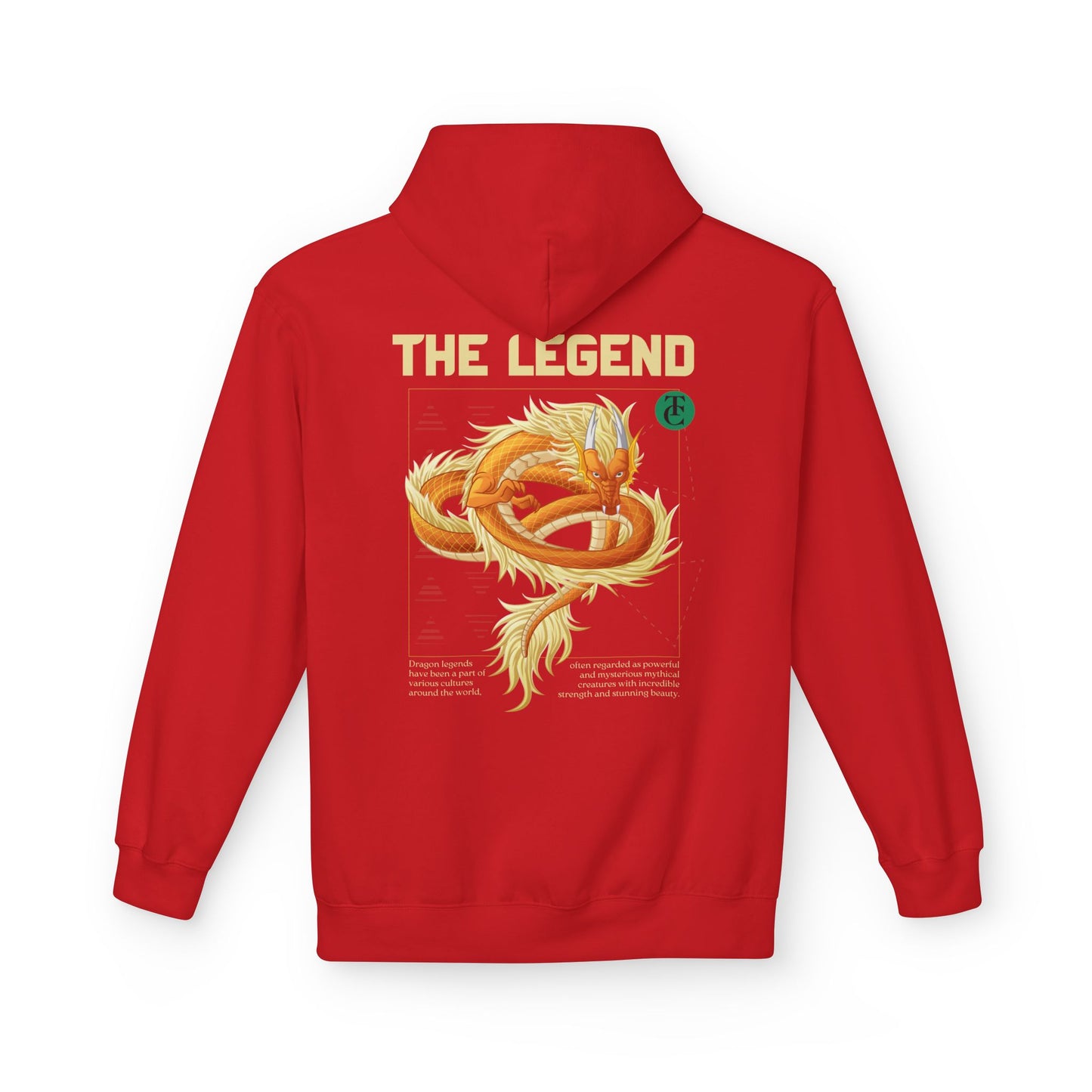The Legend Dragon Hoodie - Midweight Softstyle Fleece