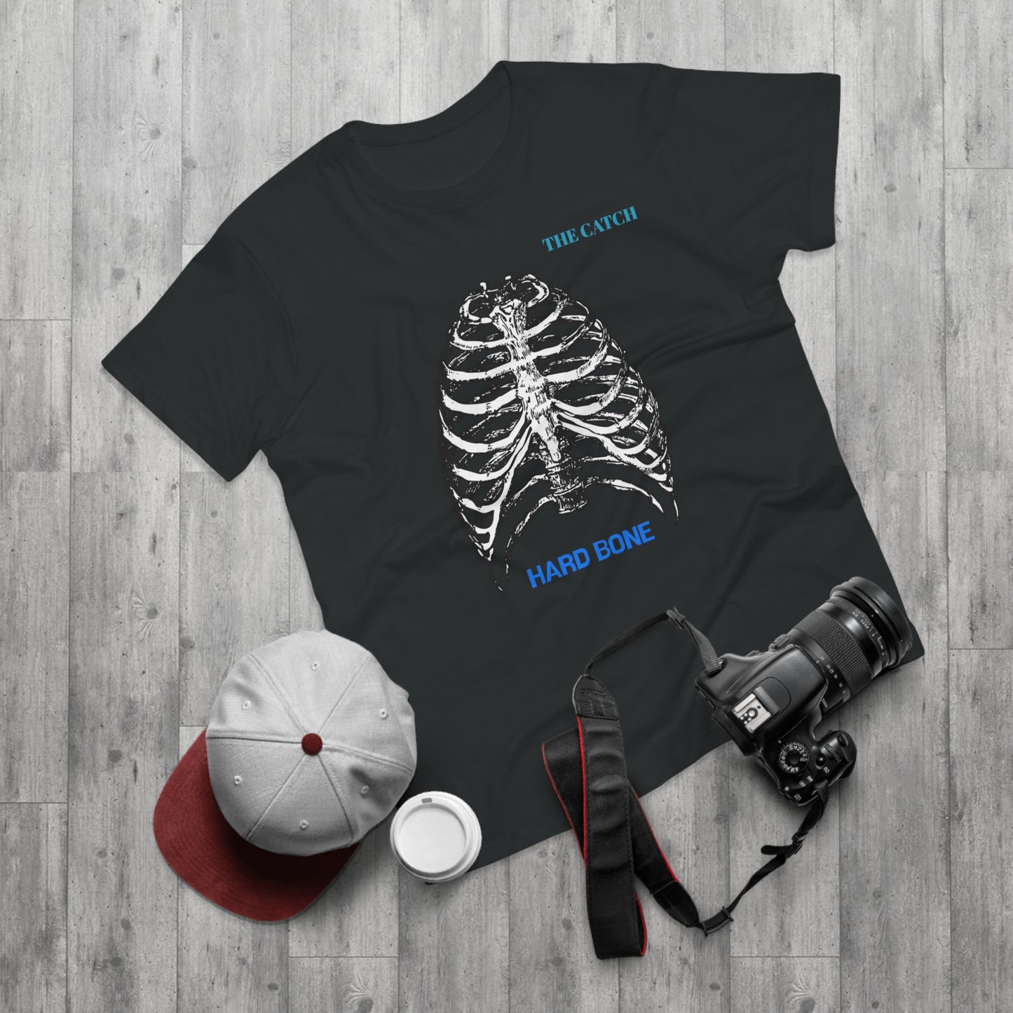 Men's Graphic T-Shirt - "Hard Bone" Rib Cage Design
