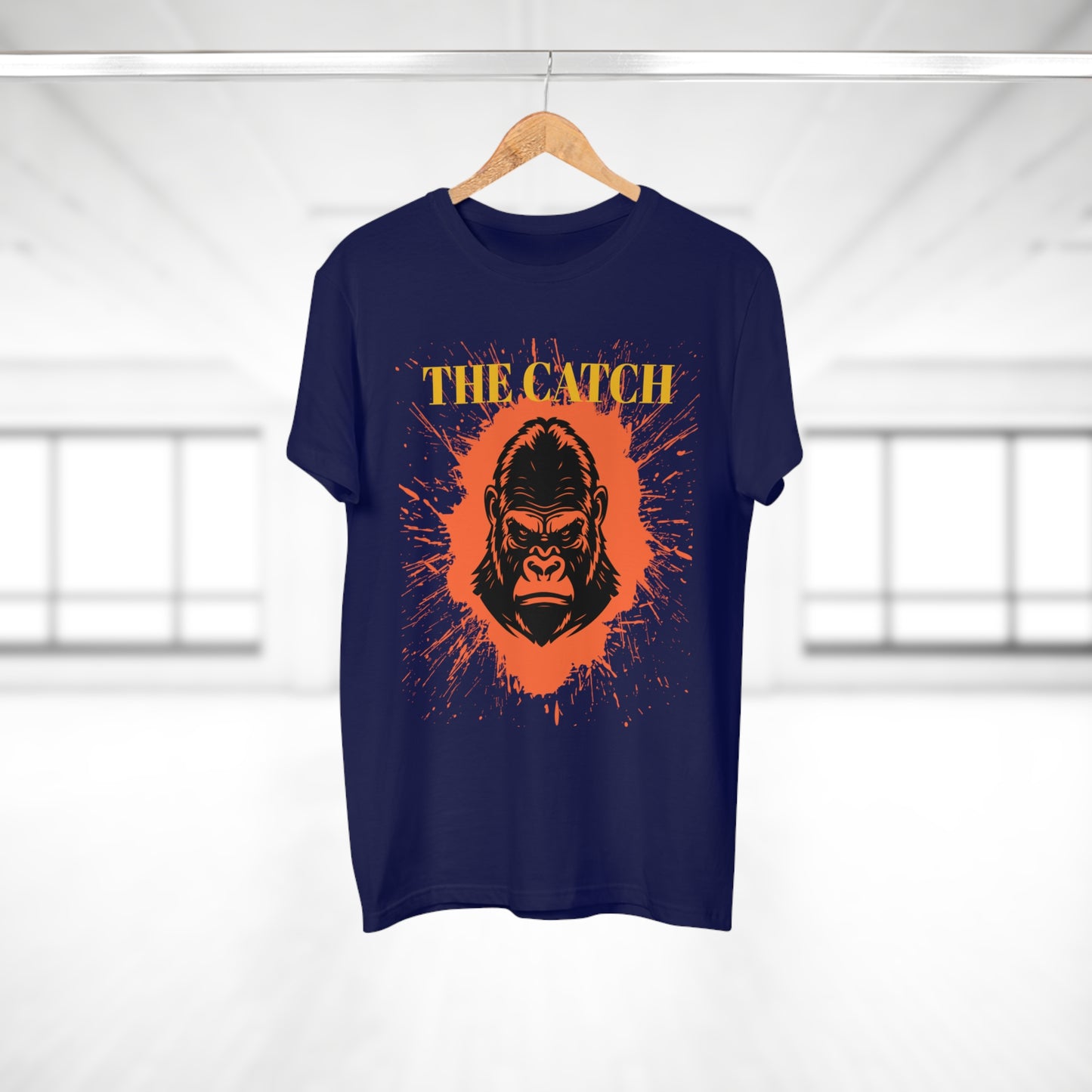 Men's Graphic T-Shirt - "The Catch" Gorilla Design