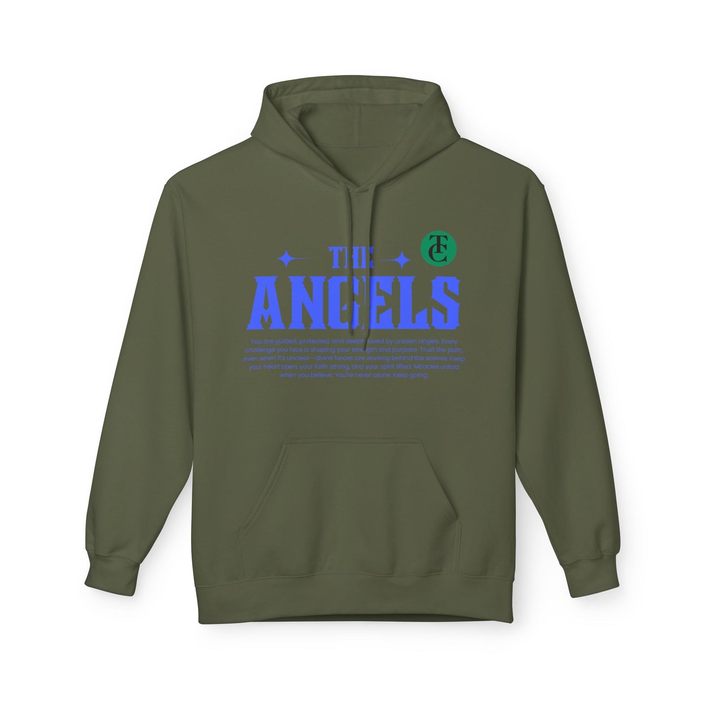 Angels Graphic Hoodie -Midweight Softstyle Fleece for Casual Comfort - THE CATCH