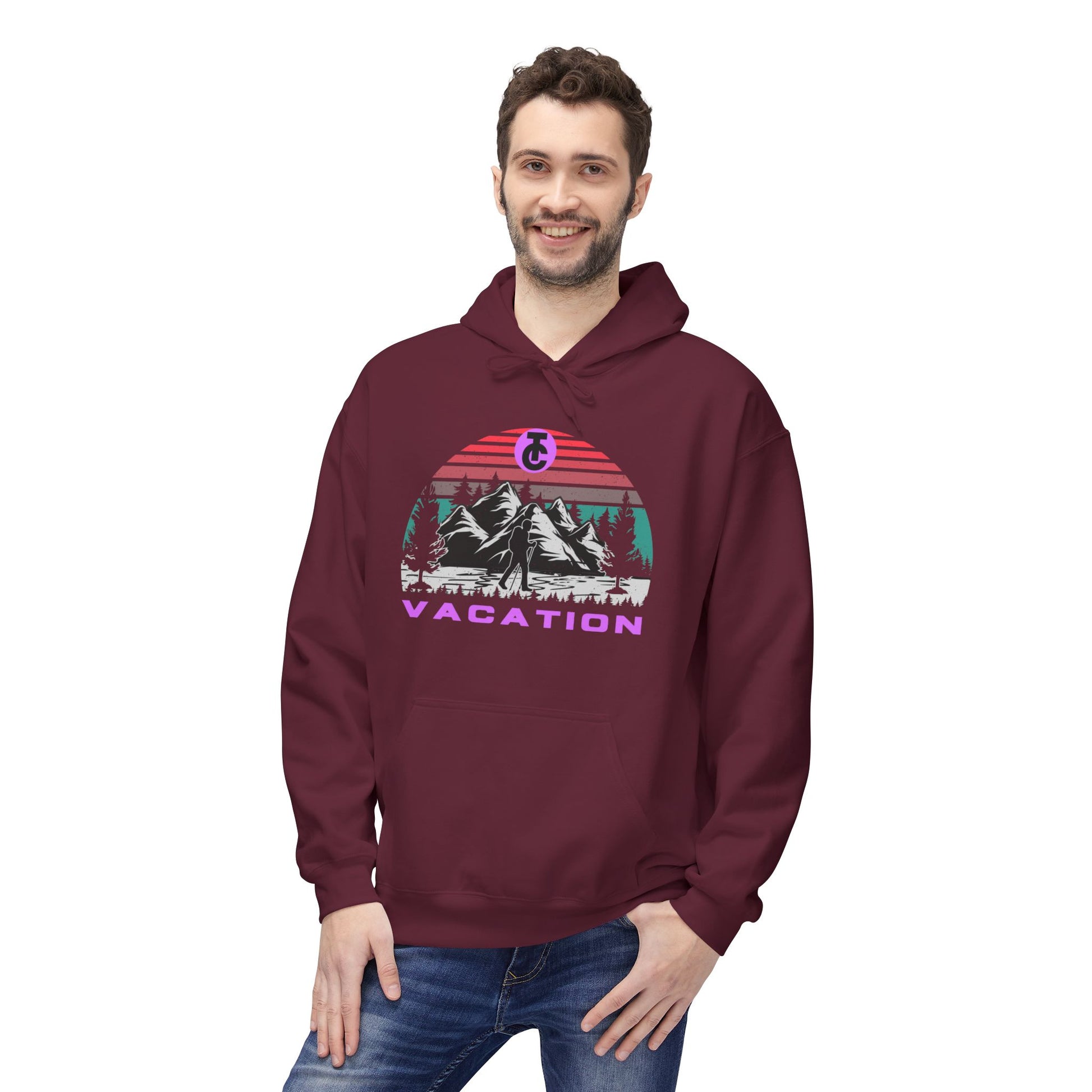 Vacation Vibes Fleece Hoodie - Softstyle - THE CATCH