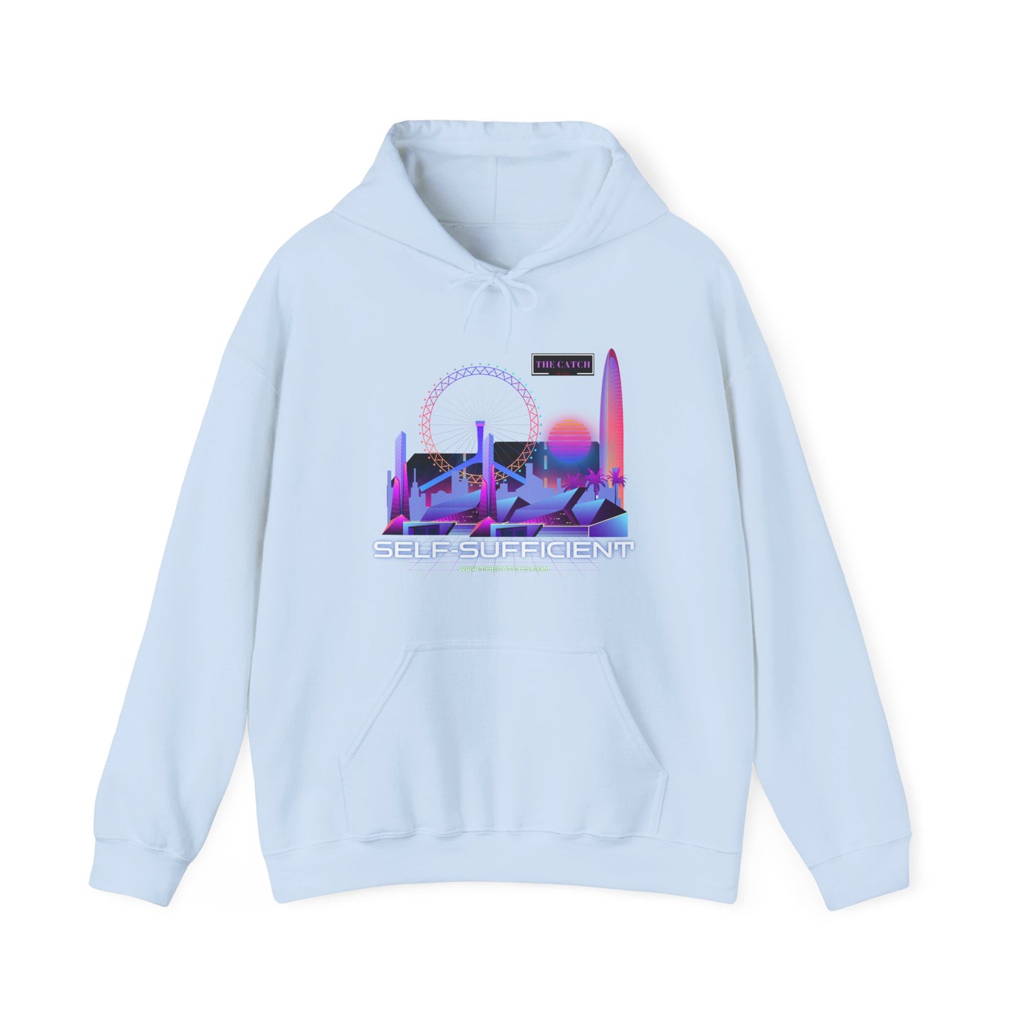 Retro Vibes Hooded Sweatshirt - Comfortable Streetwear, Perfect for Gifts, Relaxed Style, Fashion, Casual Wear - THE CATCH