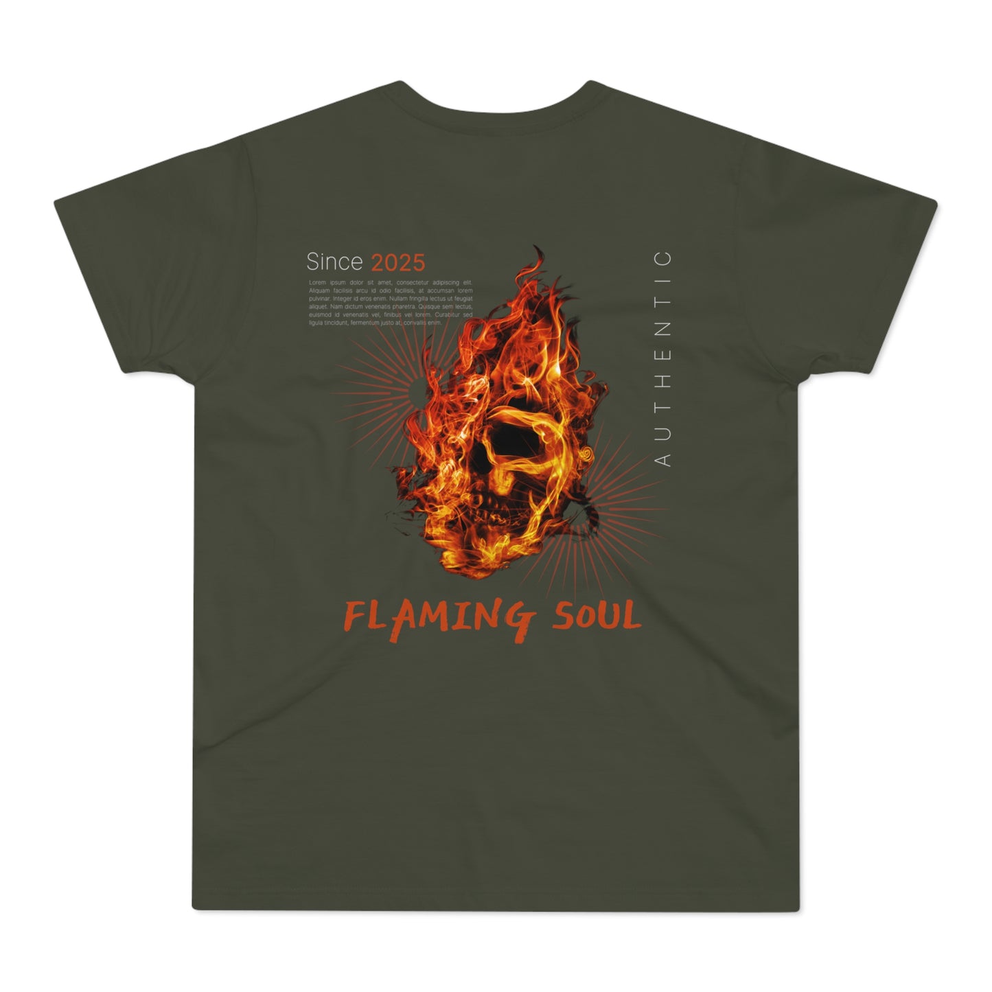 Flaming Soul T-Shirt - The Catch Graphic Tee for Bold Fashion