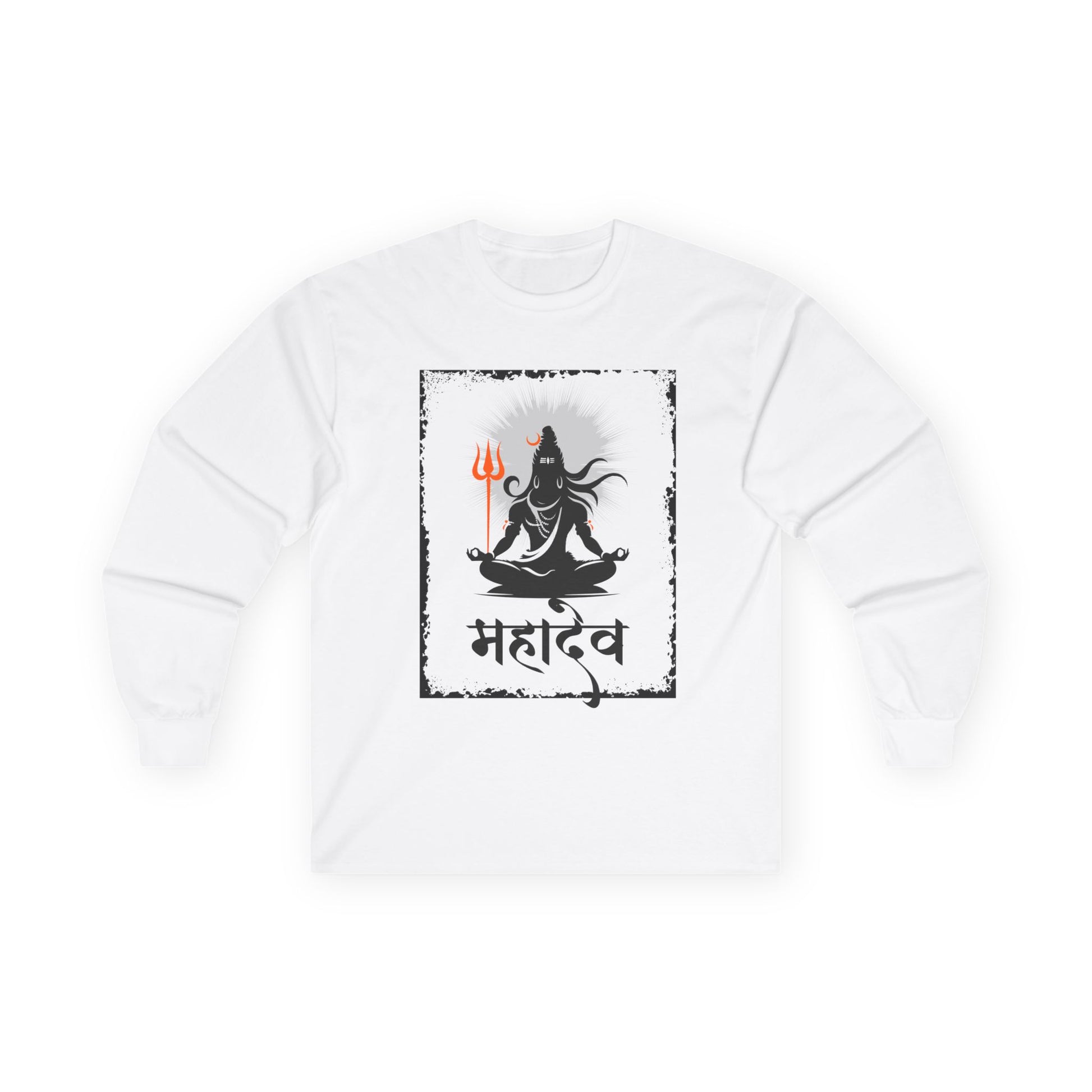 Spiritual Shiva Long Sleeve Tee - Cotton Shirt for Celebrations - THE CATCH