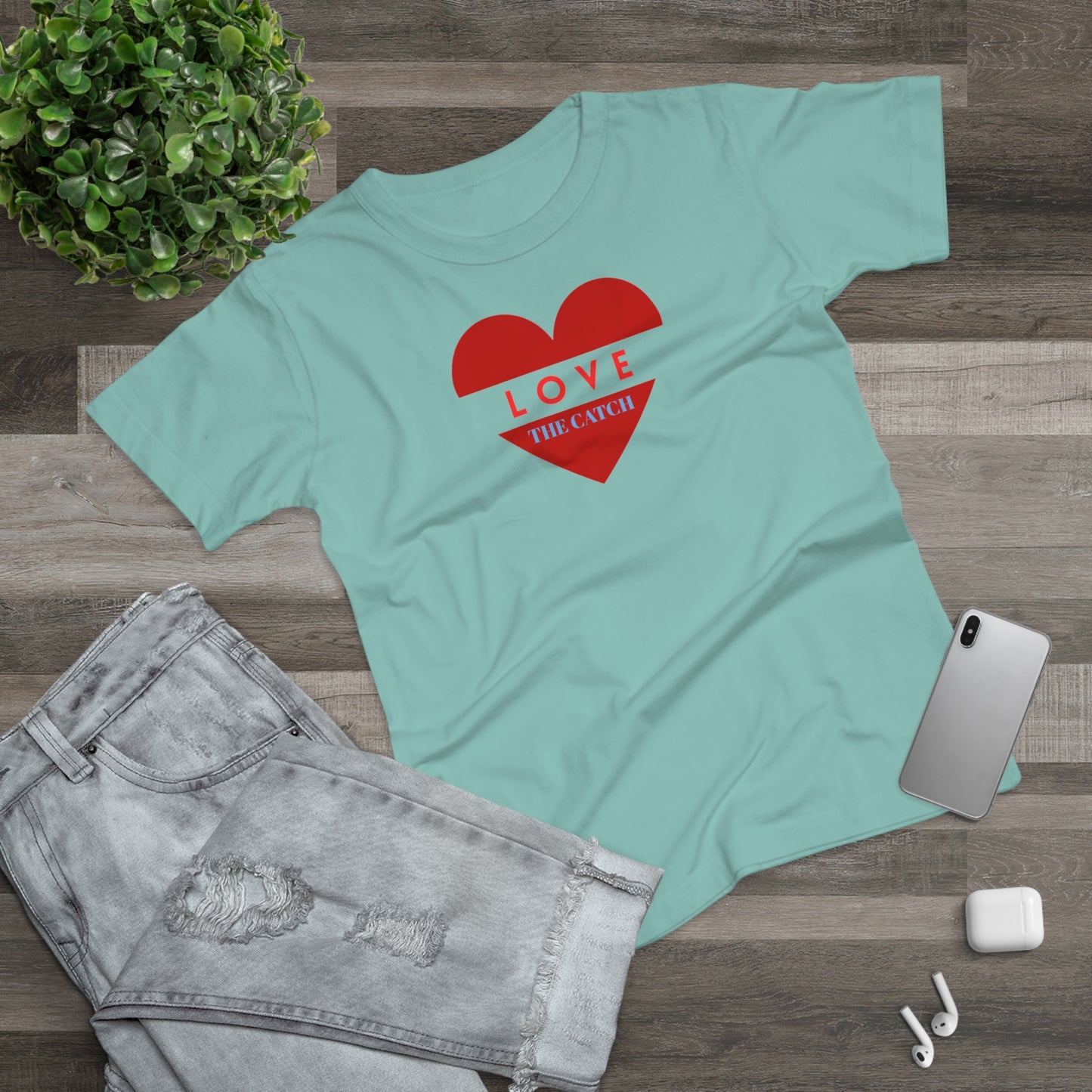 Love Catch Heart Women's T-Shirt