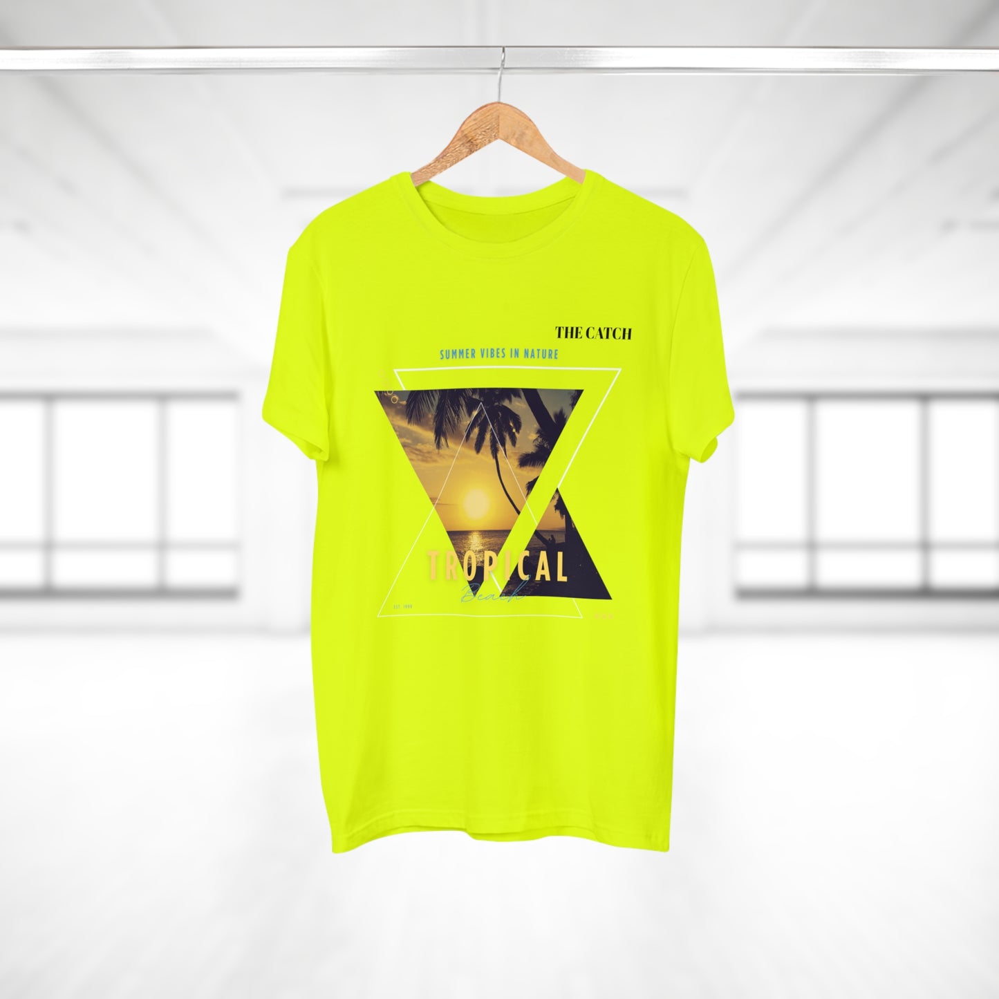 Tropical Vibes Men's T-Shirt - Summer Nature Graphic Tee