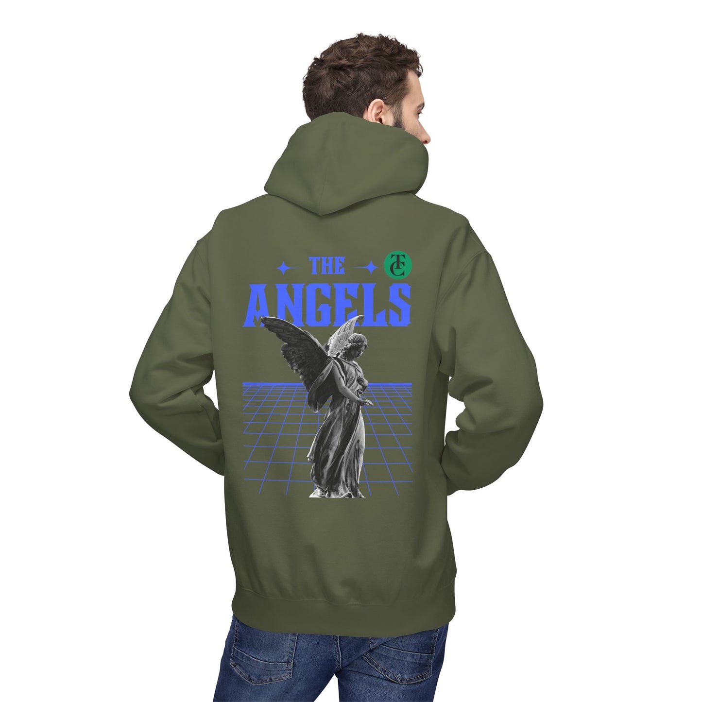 Angels Graphic Hoodie -Midweight Softstyle Fleece for Casual Comfort