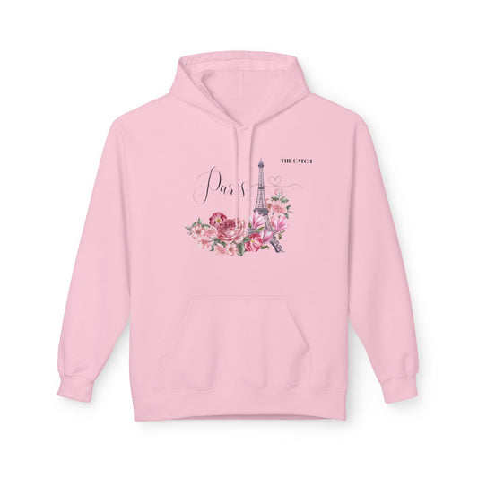 Paris Floral Graphic Hoodie - Softstyle Midweight Fleece - THE CATCH