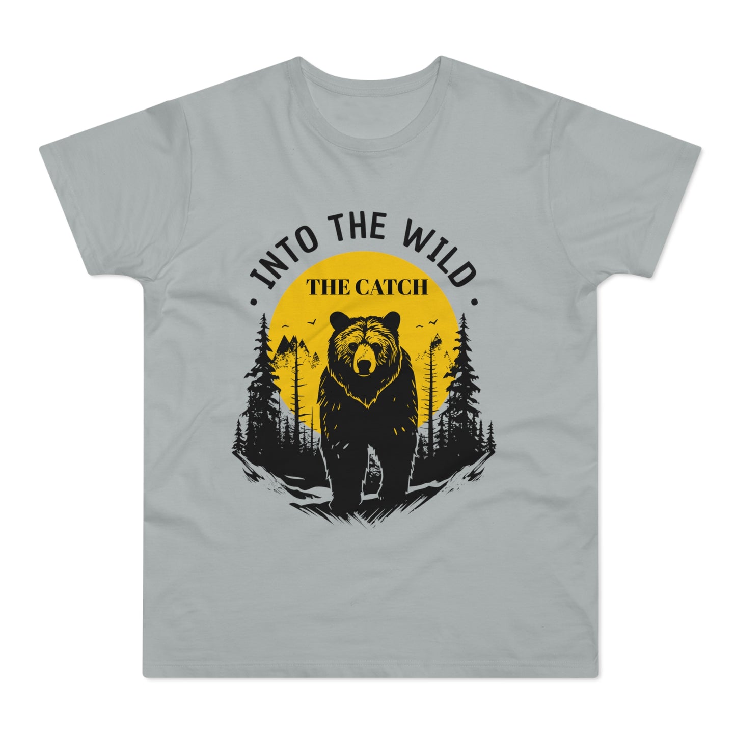 Men's Outdoor Adventure T-Shirt | Into the Wild Bear Design - THE CATCH
