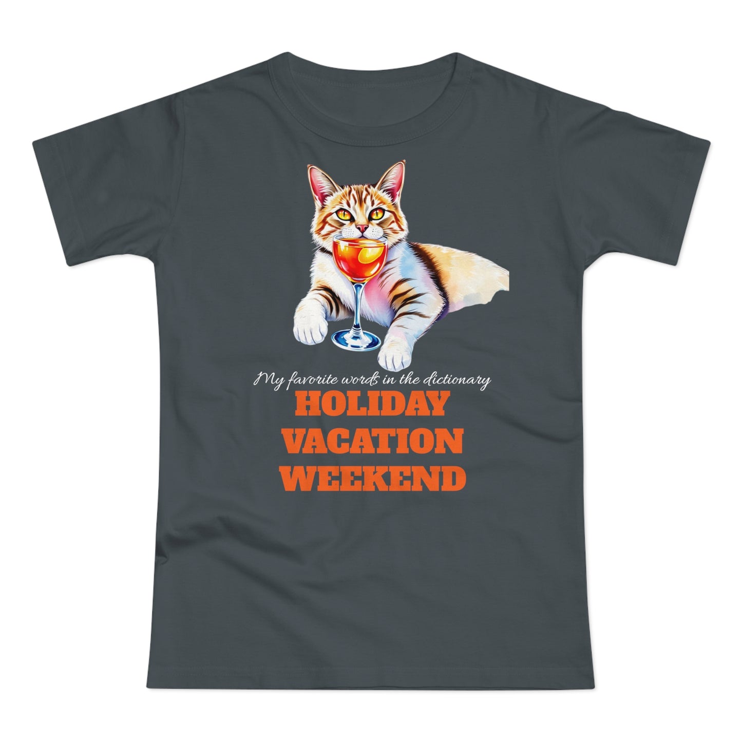 Cat Lover's Holiday Vacation T-Shirt
