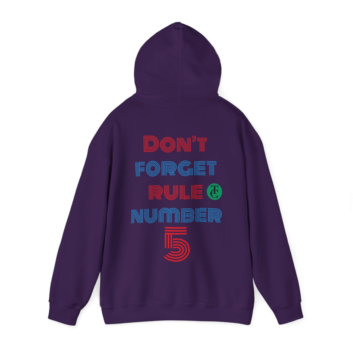 Stylish Reminder Hoodie - Perfect Gift for Friends, Casual Wear, Rule Number 5, Cozy Sweatshirt, Laid-back Fashion
