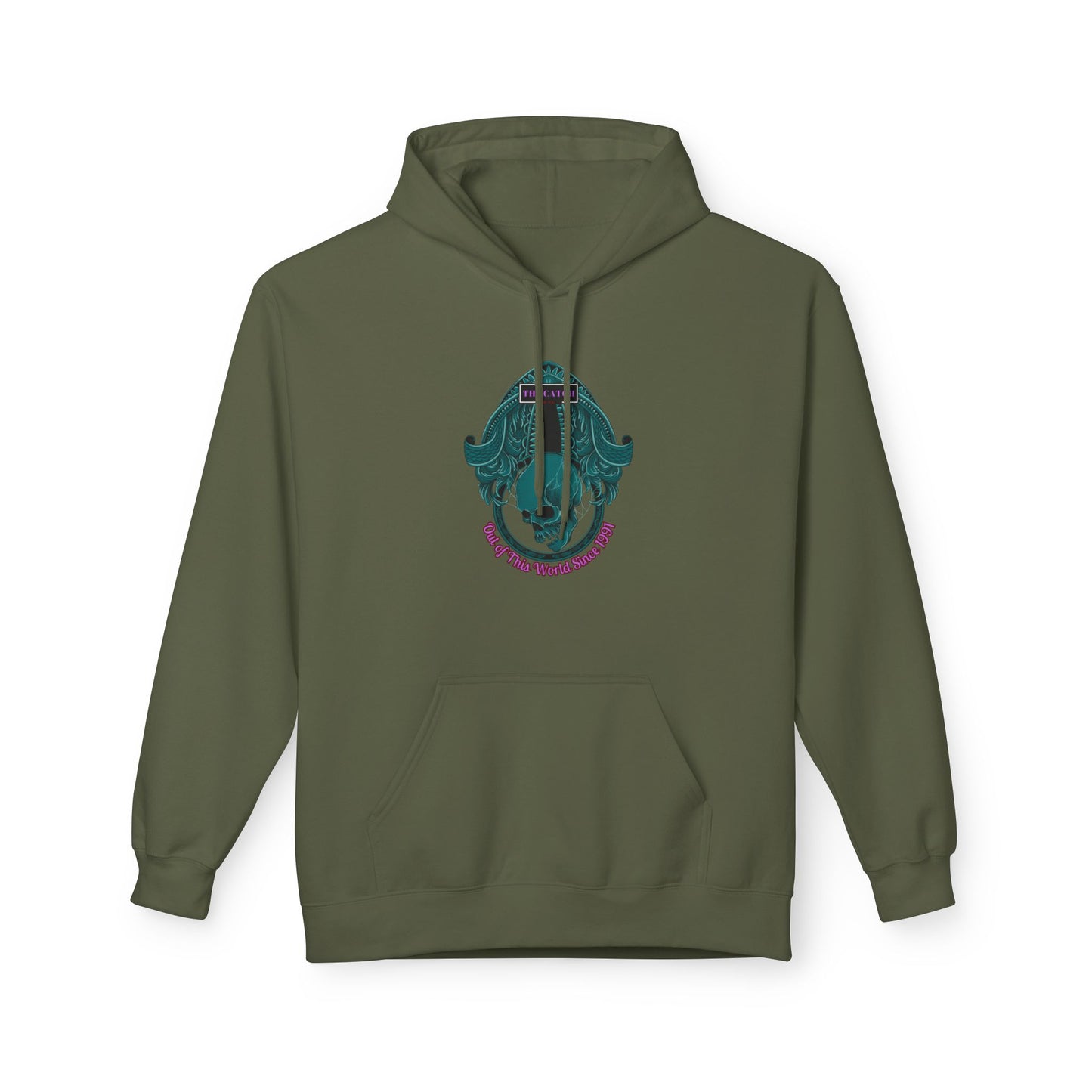 Midweight Fleece Hoodie - Unique Graphic Design for Cozy Comfort - THE CATCH