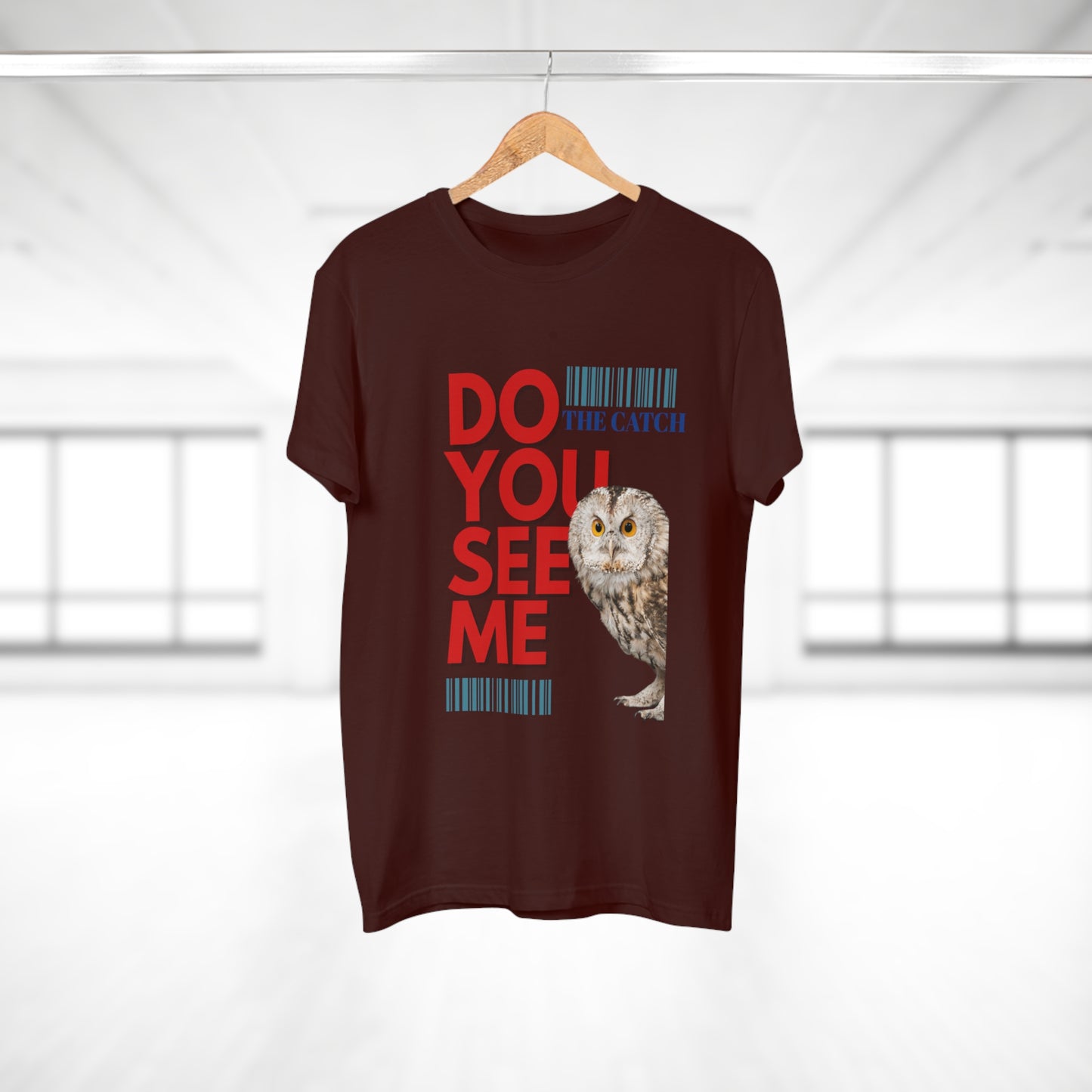 Funny Owl T-Shirt - 'Do You See Me?' Graphic Tee for Nature Lovers