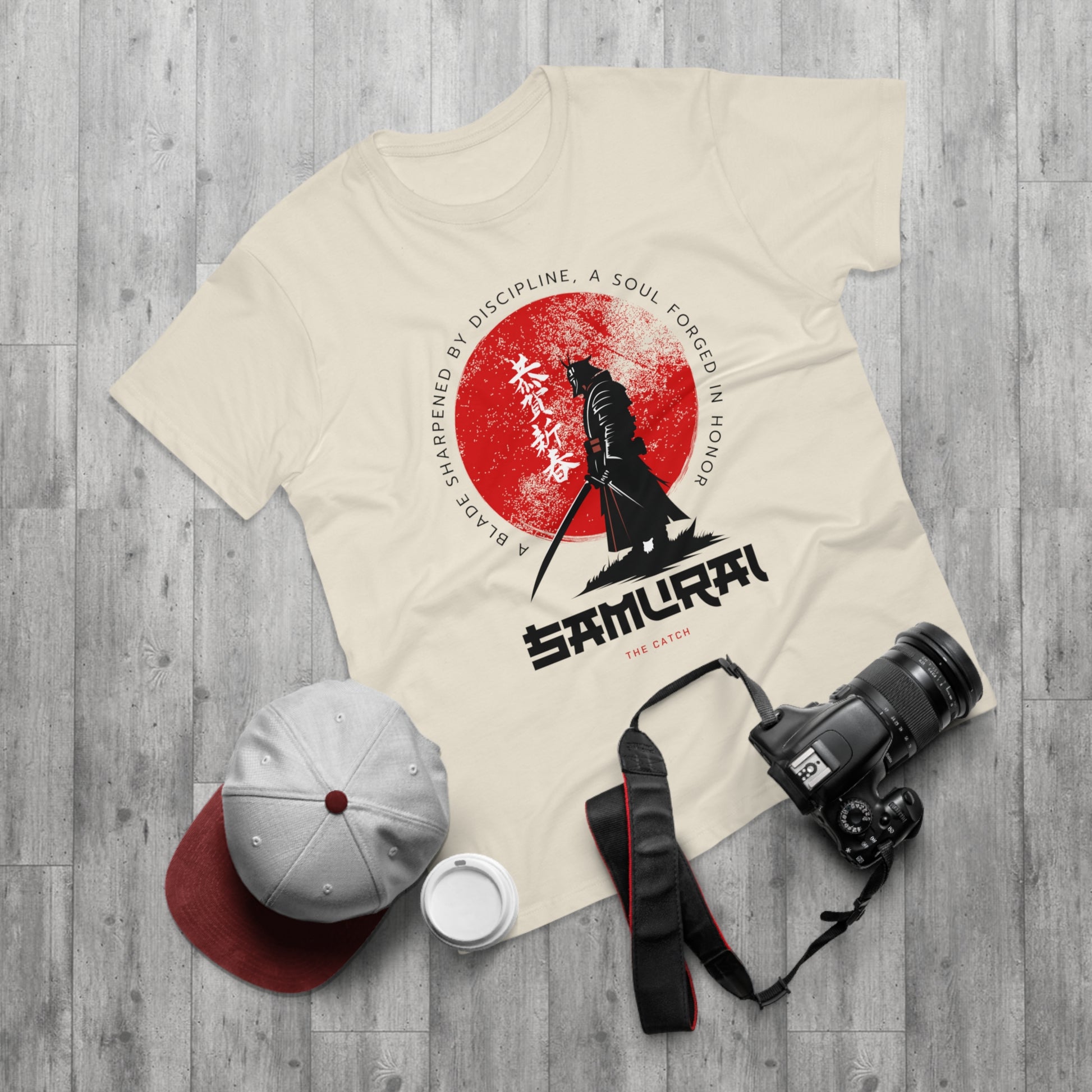 Samurai Discipline Men's T-Shirt - Bold Graphic Tee for Anime Lovers - THE CATCH