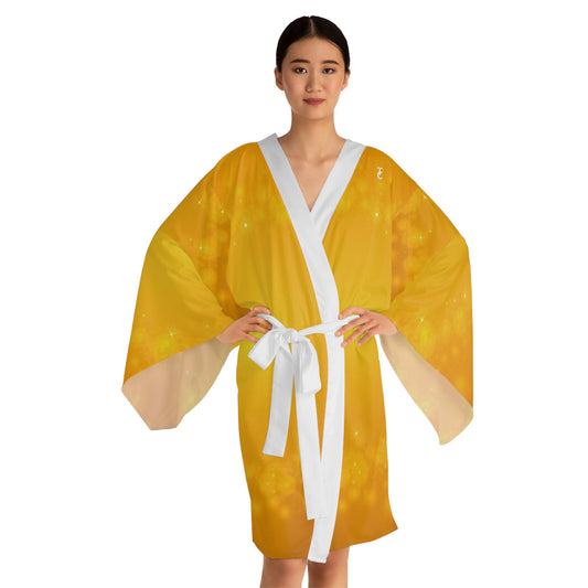 Radiant Dragon Long Sleeve Kimono Robe, Bright Lounge Wear, Festive Gift for Celebrations, Cozy Relaxation Wear, Unique Homewear - THE CATCH