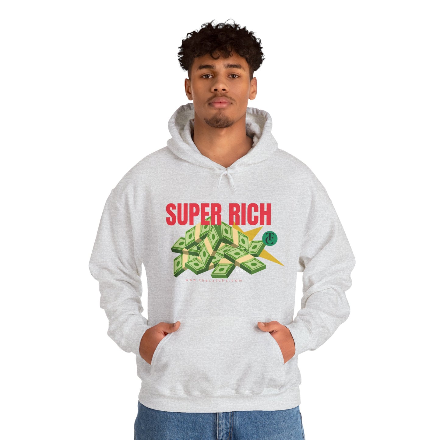 Super Rich Hoodie: Casual, Trendy Sweatshirt for Wealth Enthusiasts, Perfect Gift for Birthdays, Graduations, Holidays - THE CATCH