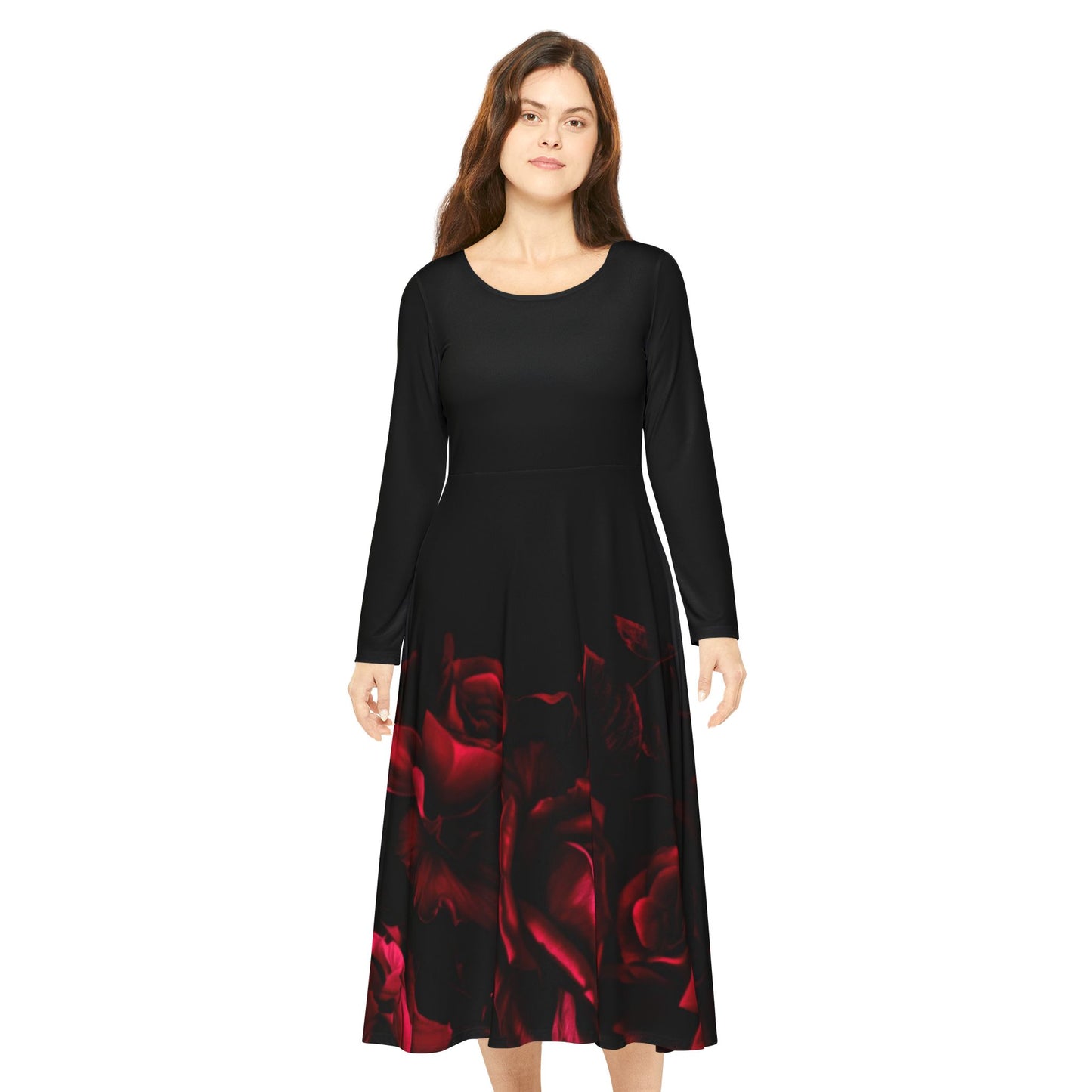 Women's Long Sleeve Dance Dress (AOP) - THE CATCH