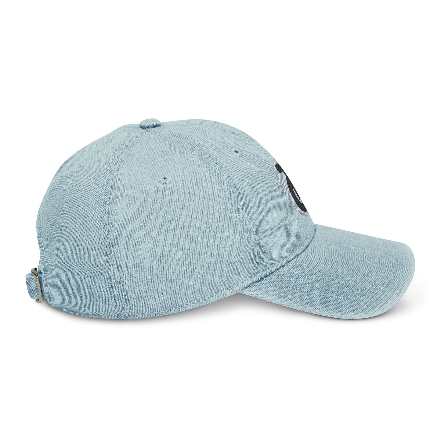 Stylish Embroidered Denim Hat, Casual Cap, Outdoor Accessory, Perfect Gift for Him or Her, Trendy Fashion Item, Year-Round Wear - THE CATCH