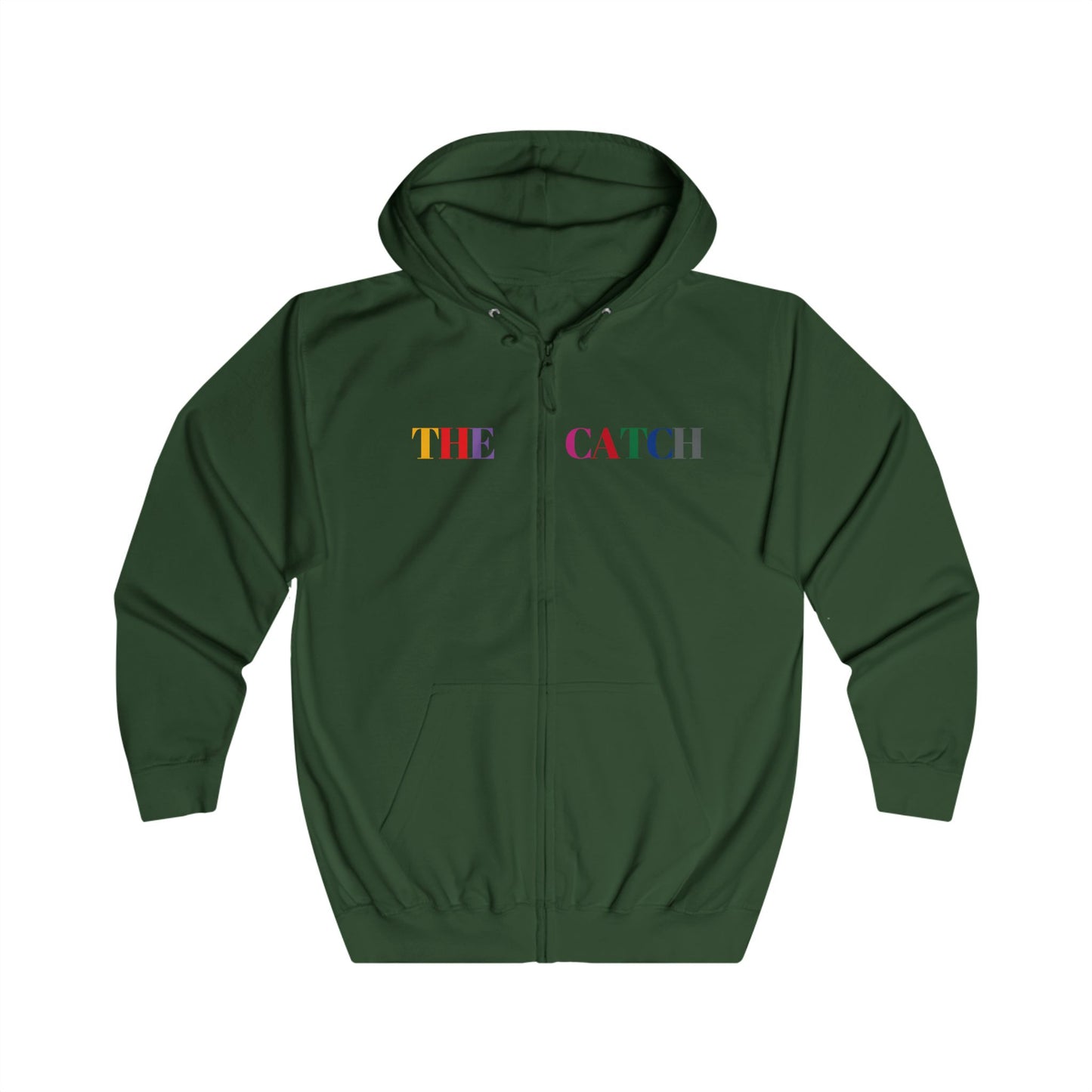 Urban Wild Full Zip Hoodie - Colorful Llama Graphic, Trendy Street Style - THE CATCH