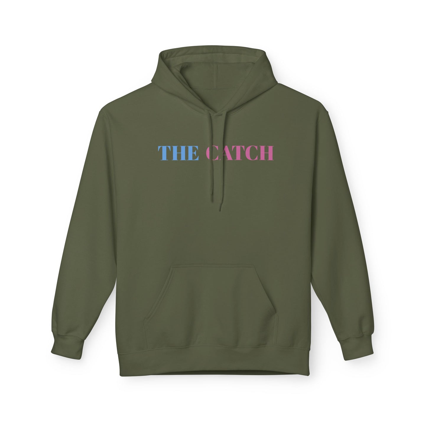 Midweight Hoodie - "Live in the Moment" Casual Fleece Sweatshirt - THE CATCH