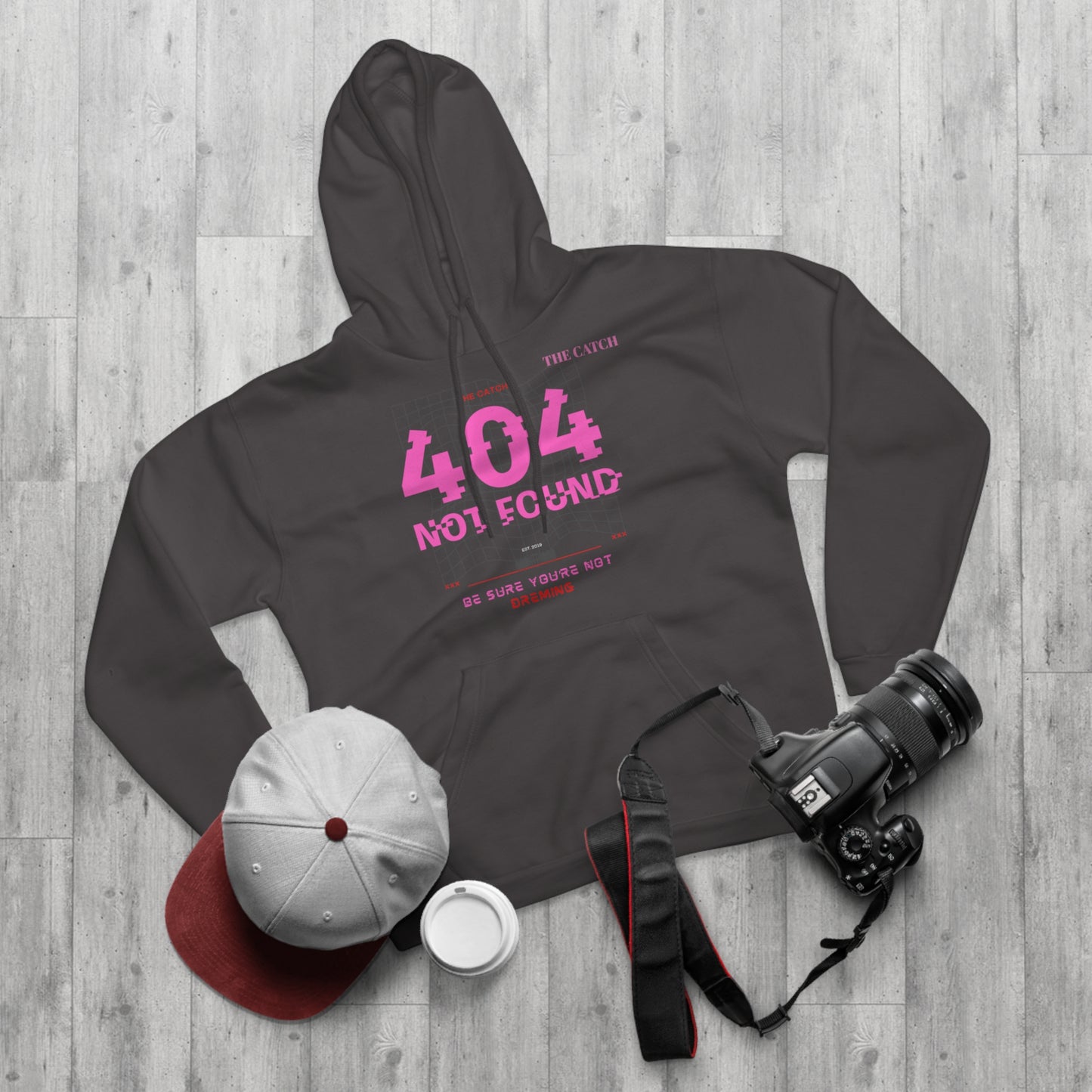 404 Not Found Pullover Hoodie - Stylish Tech-Inspired Streetwear - THE CATCH