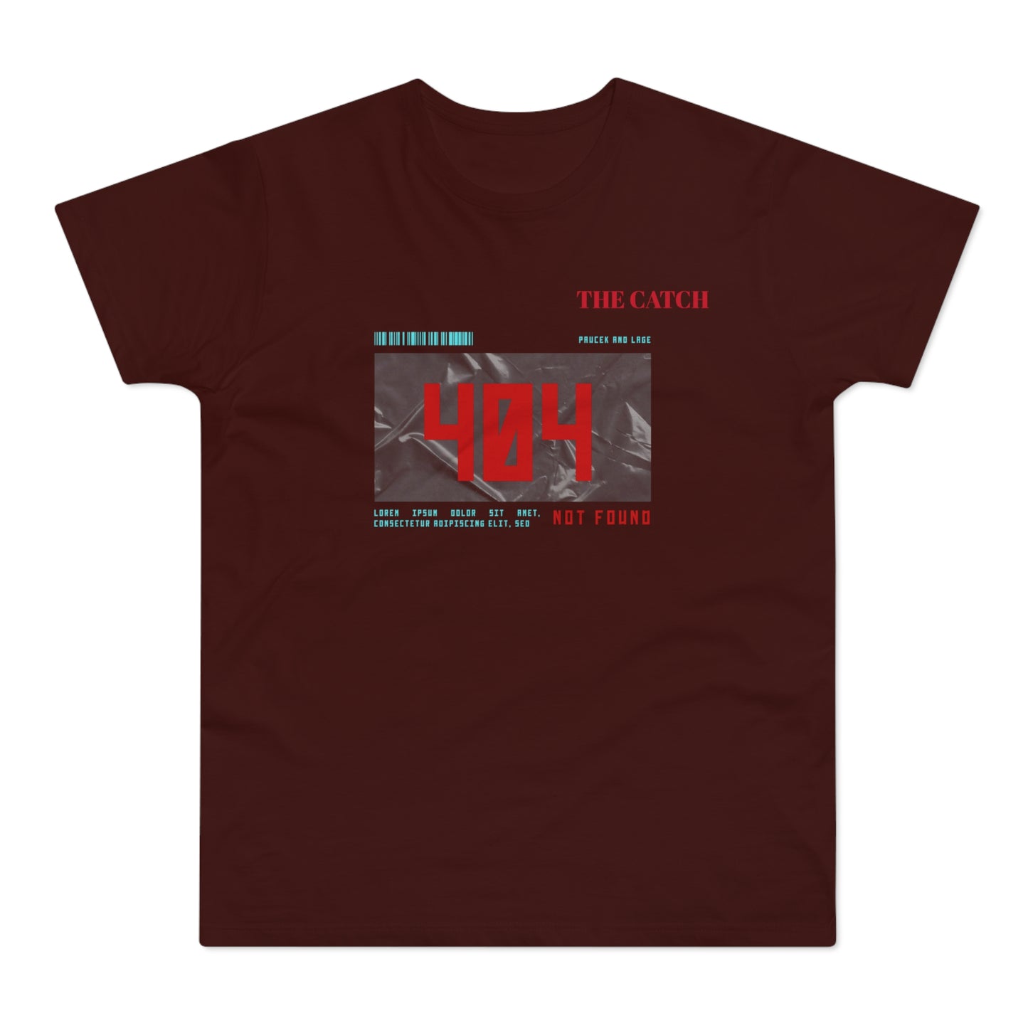 404 Not Found Graphic T-Shirt for Men - Casual Retro Tee