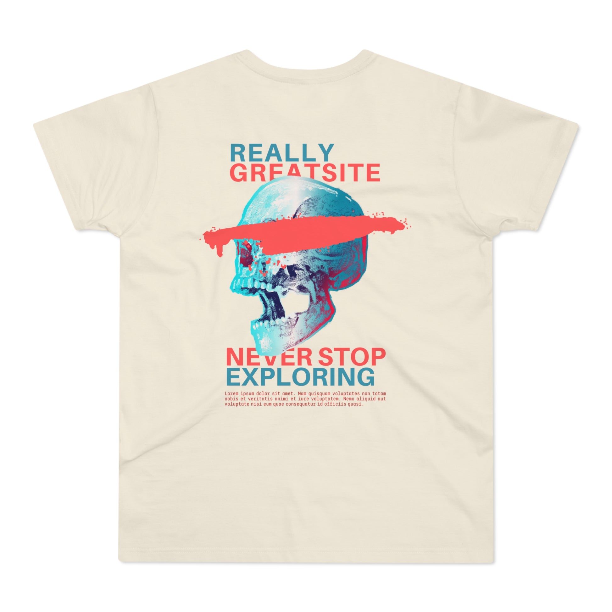 Exploratory Skull Graphic T-Shirt for Adventurers - THE CATCH