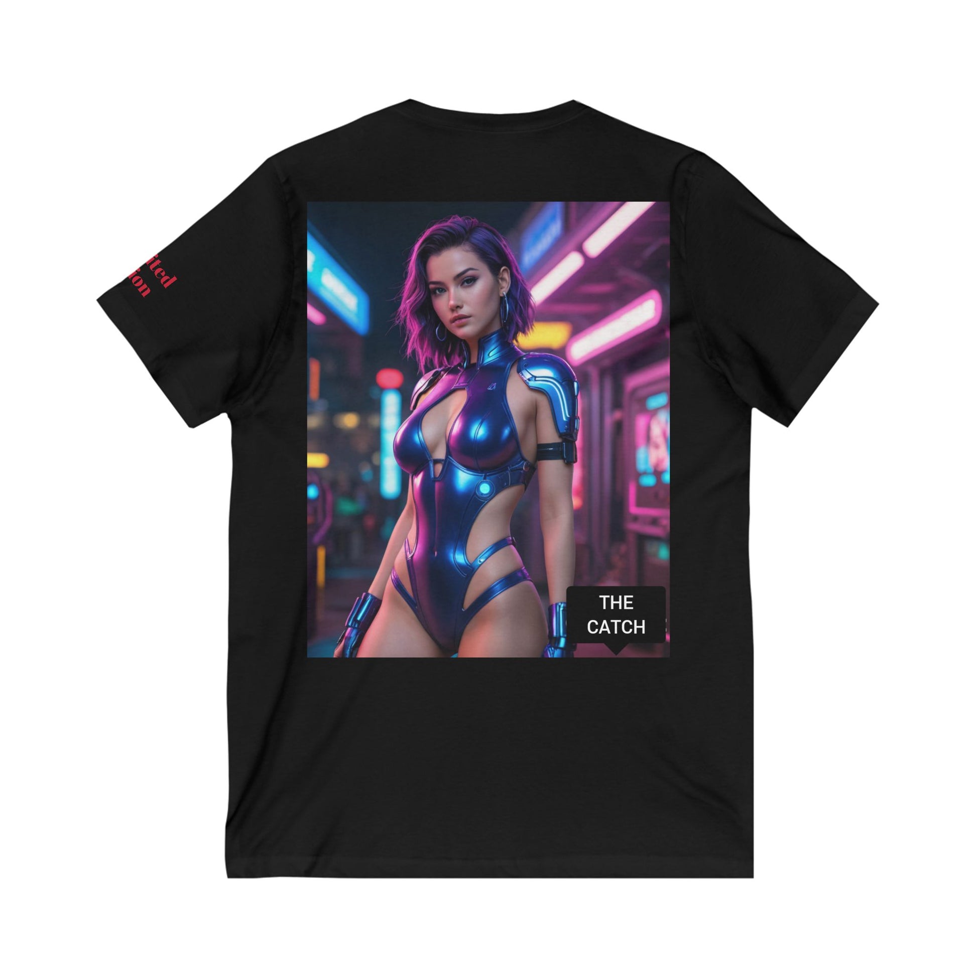 Unisex Jersey Short Sleeve V-Neck Tee - THE CATCH