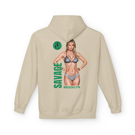 Savage Brooklyn Midweight Fleece Hoodie - Casual Streetwear Fashion - THE CATCH