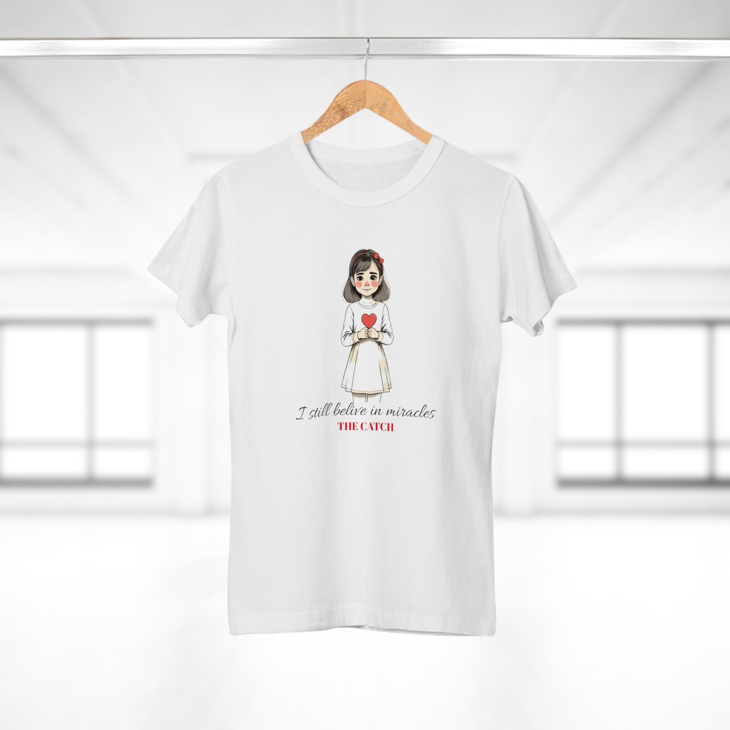 Miracle Believer Women's T-Shirt - Cute Graphic Tee for Hope and Inspiration - THE CATCH