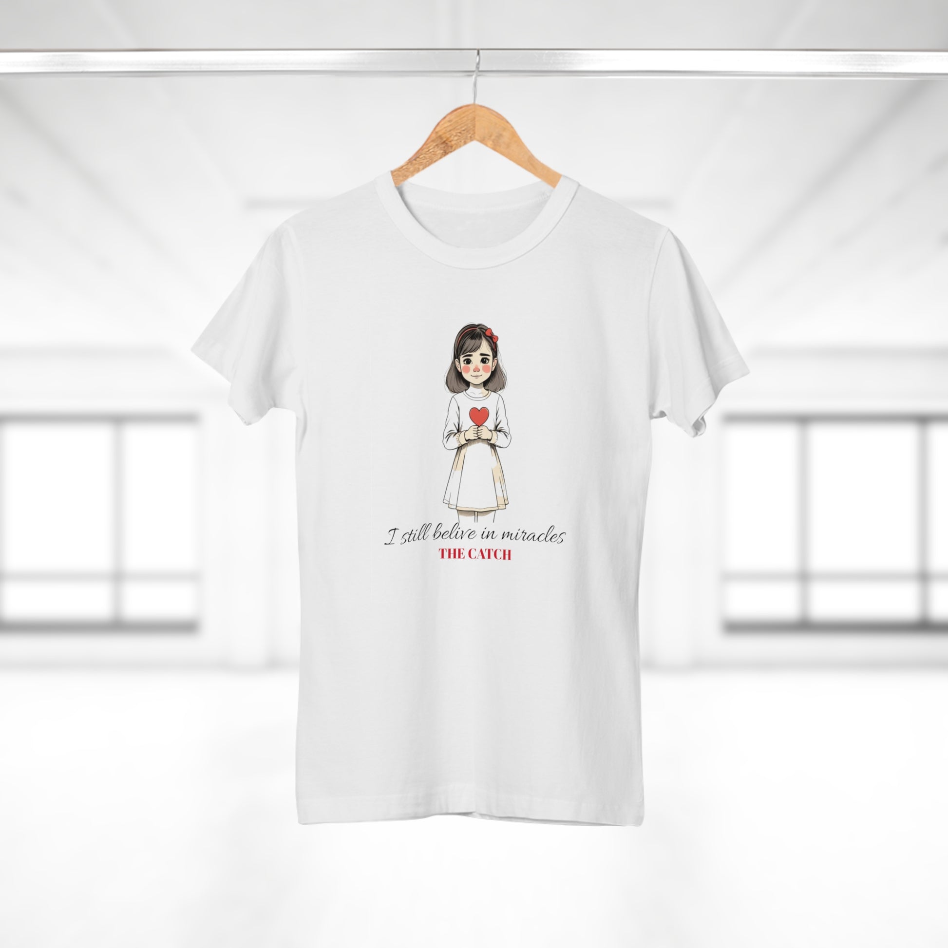 Miracle Believer Women's T-Shirt - Cute Graphic Tee for Hope and Inspiration - THE CATCH