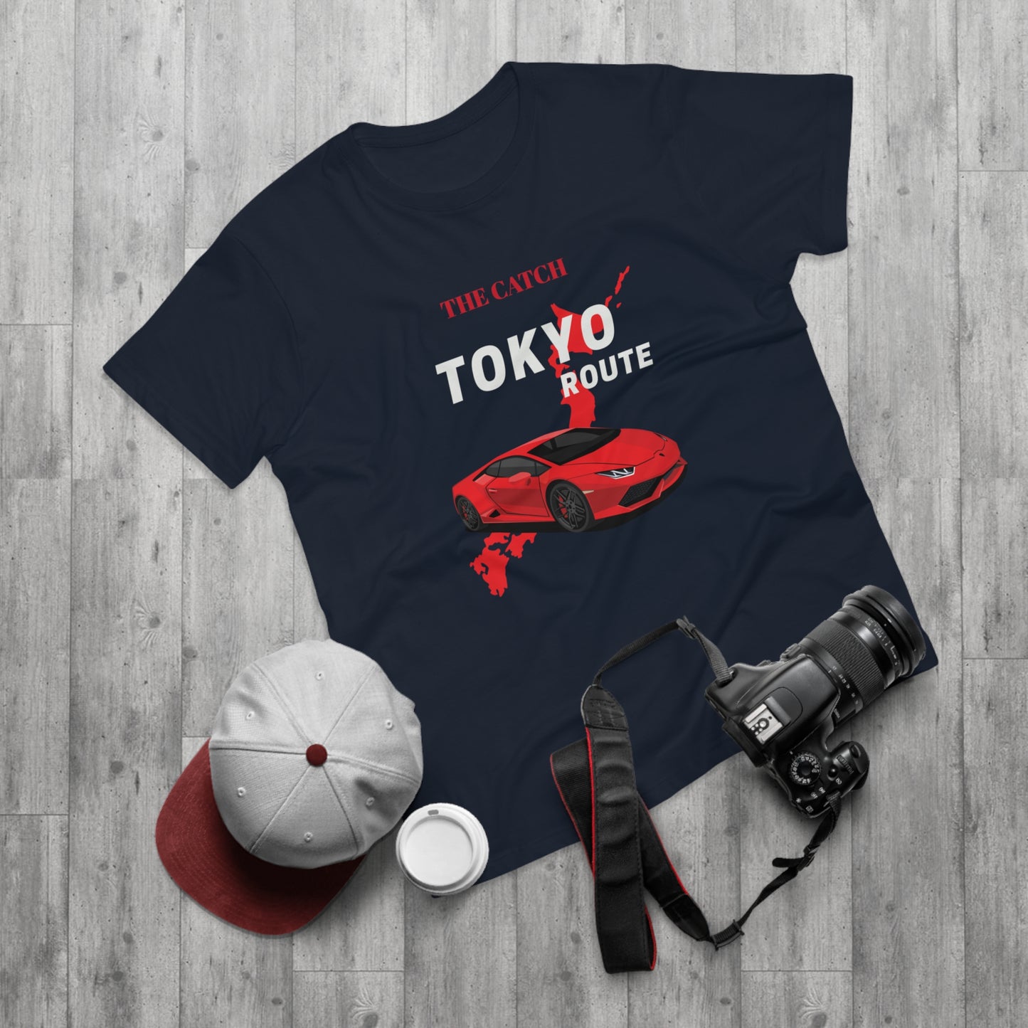 Tokyo Route Men's T-Shirt - Stylish Auto Enthusiast Tee