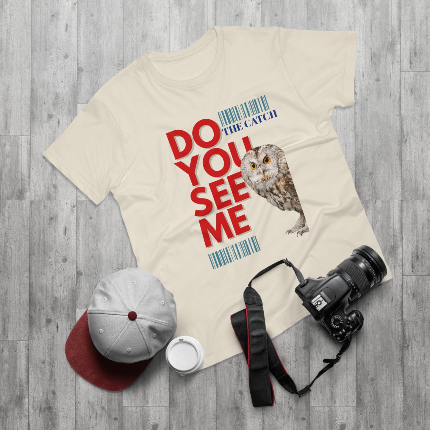 Funny Owl T-Shirt - 'Do You See Me?' Graphic Tee for Nature Lovers