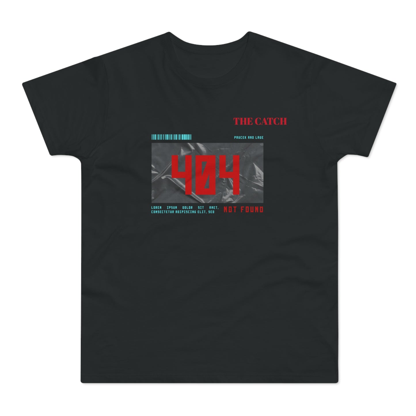 404 Not Found Graphic T-Shirt for Men - Casual Retro Tee