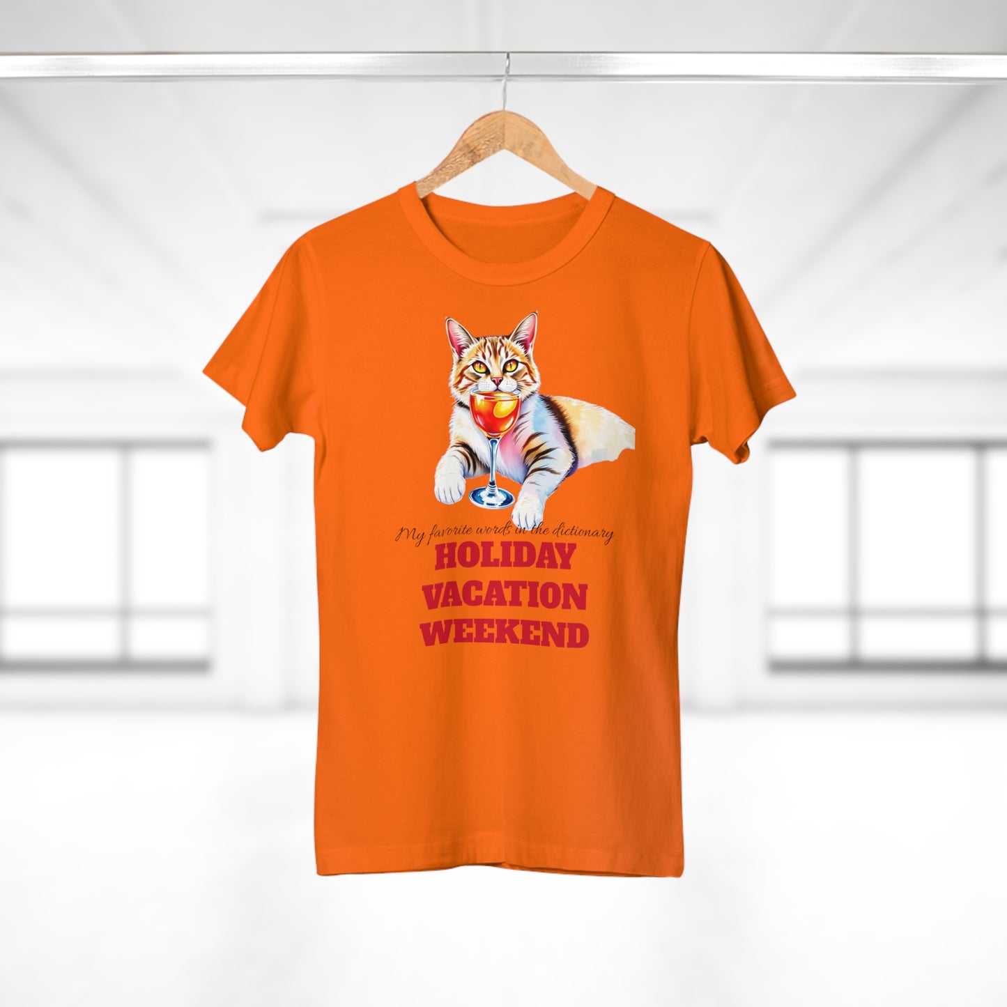Cat Lover's Holiday Vacation T-Shirt