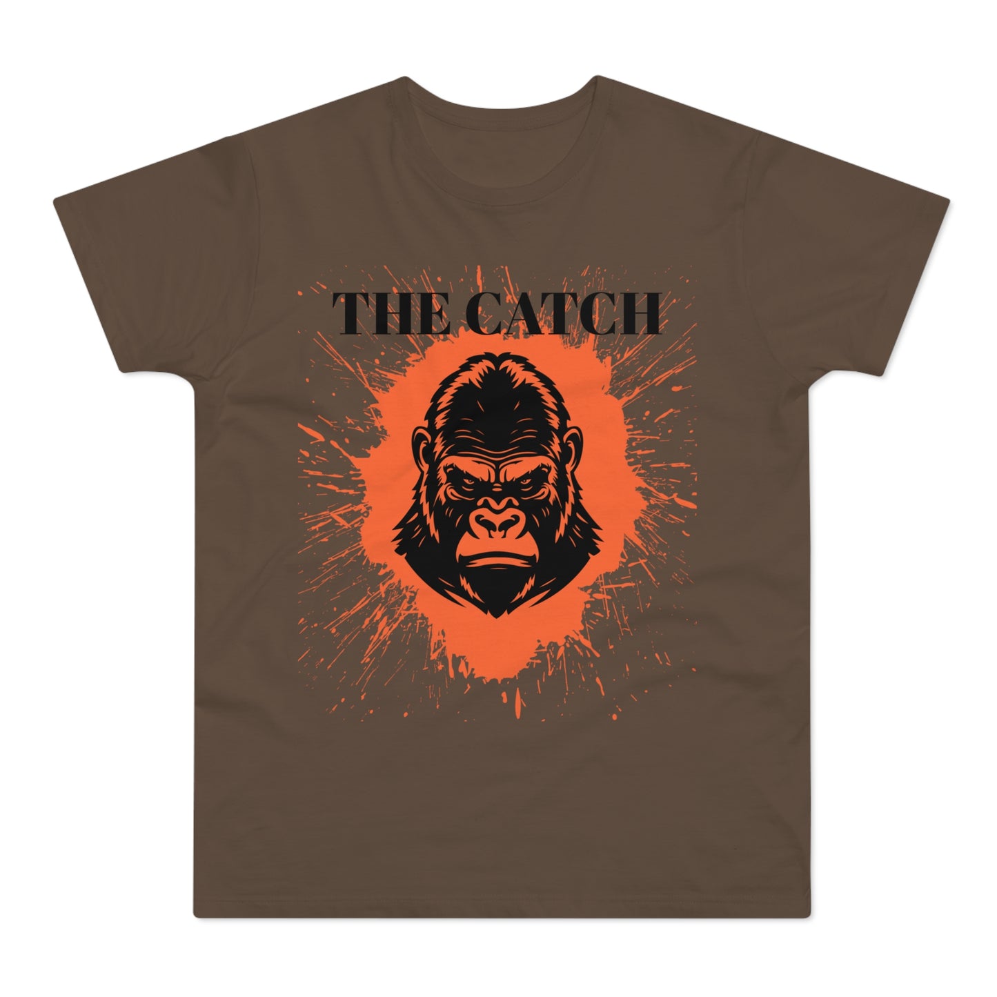 Men's Graphic T-Shirt - "The Catch" Gorilla Design - THE CATCH